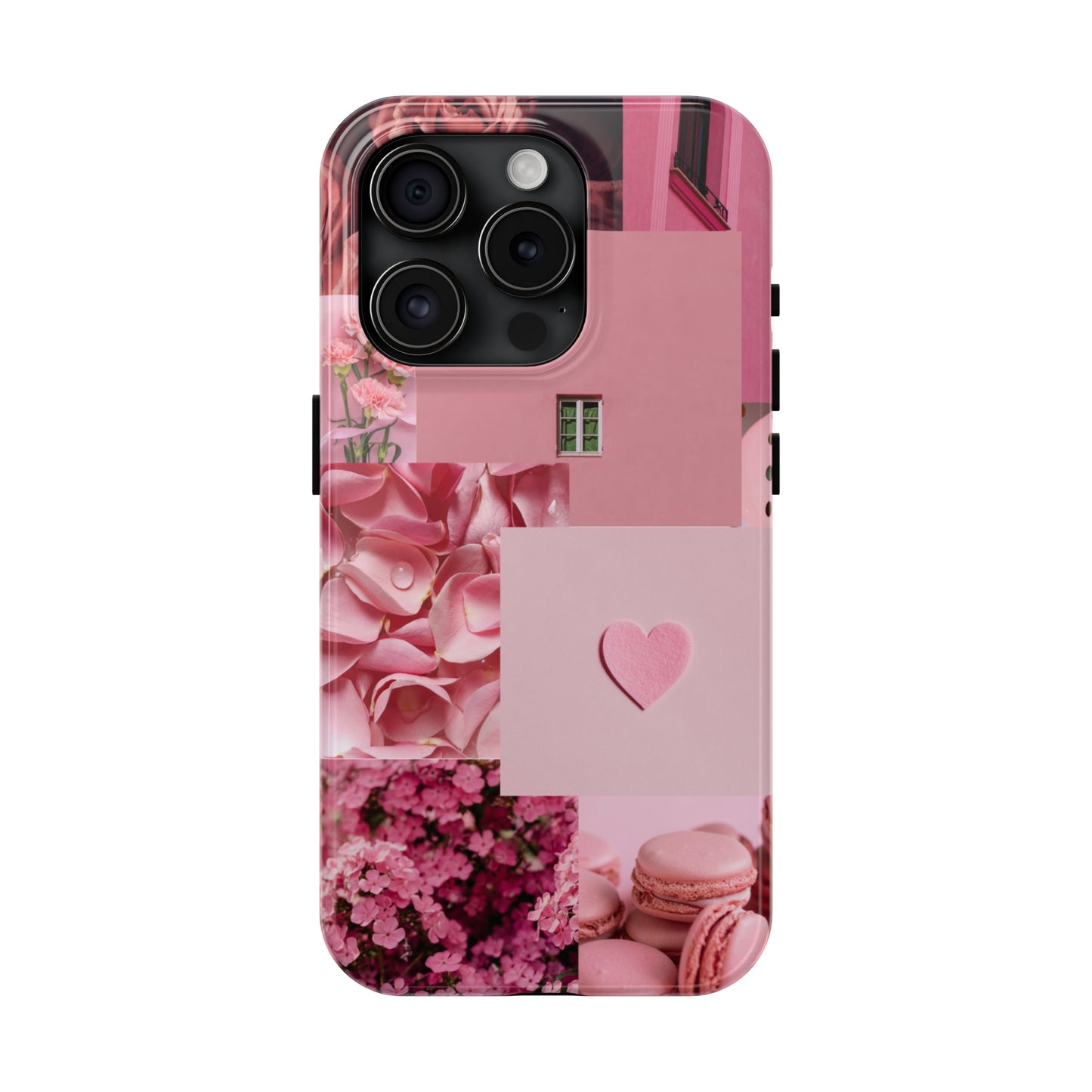Pink Flowers - Tough iPhone Cases (iPhone 7, 8, X, 11, 12, 13, 14, 15)