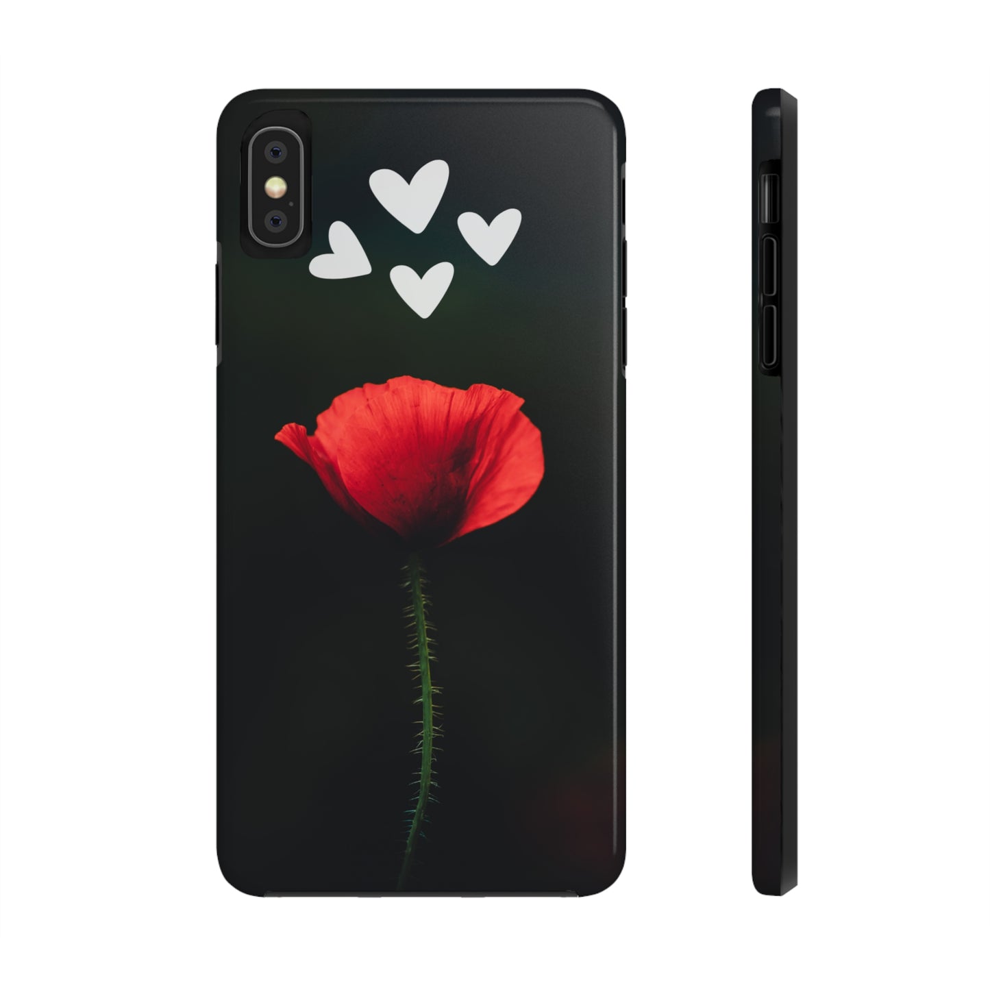 Red Rose - Tough iPhone Cases (iPhone 7, 8, X, 11, 12, 13, 14, 15)