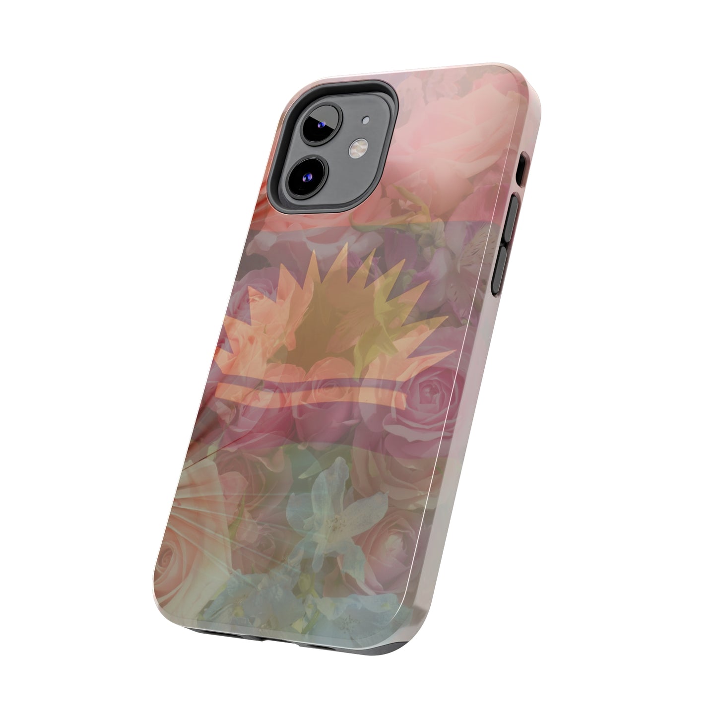 United States of Biafra Flag Flower Blend 3 - Tough iPhone Cases (iPhone 7, 8, X, 11, 12, 13, 14, 15)