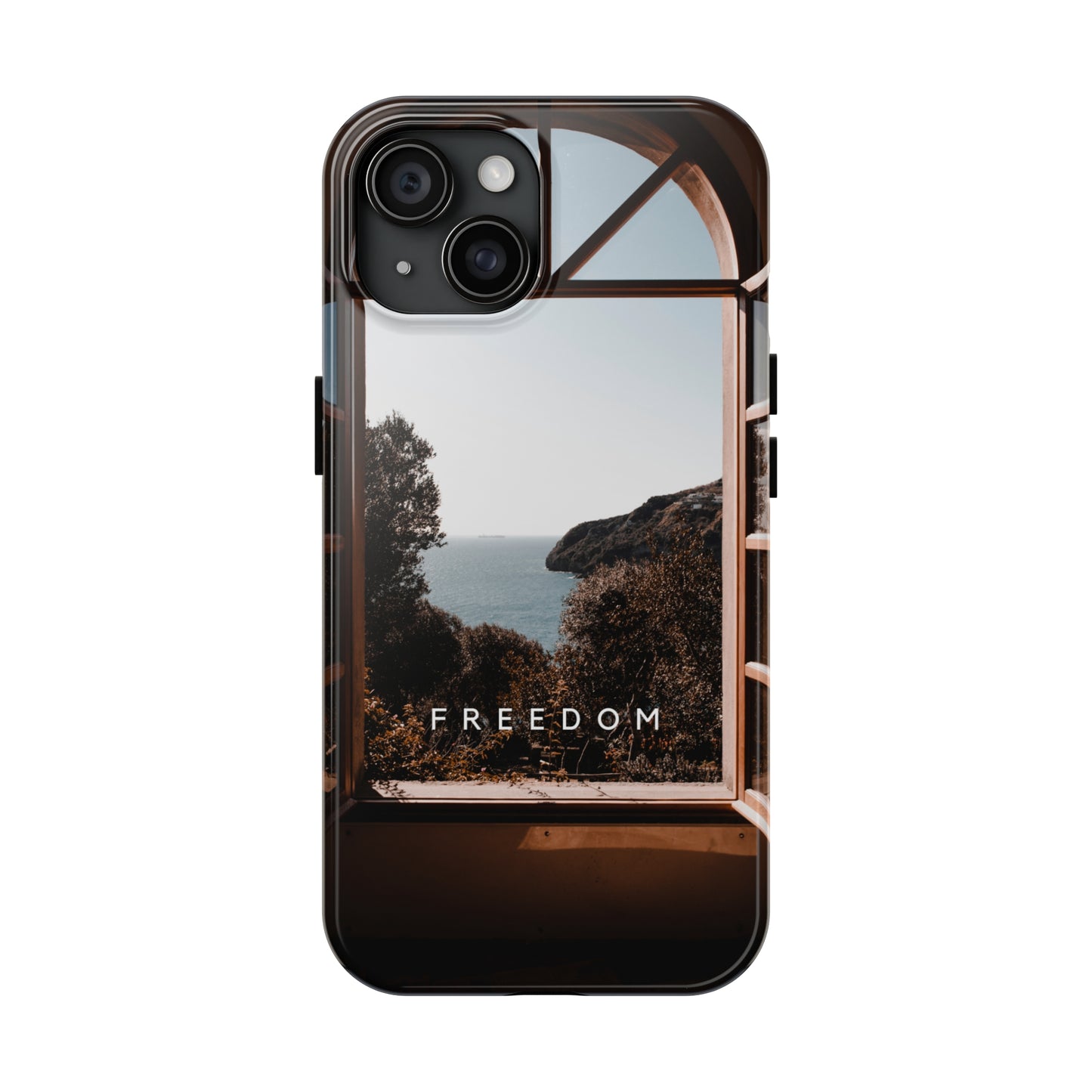 Freedom Awaits - Tough iPhone Cases (iPhone 7, 8, X, 11, 12, 13, 14, 15)