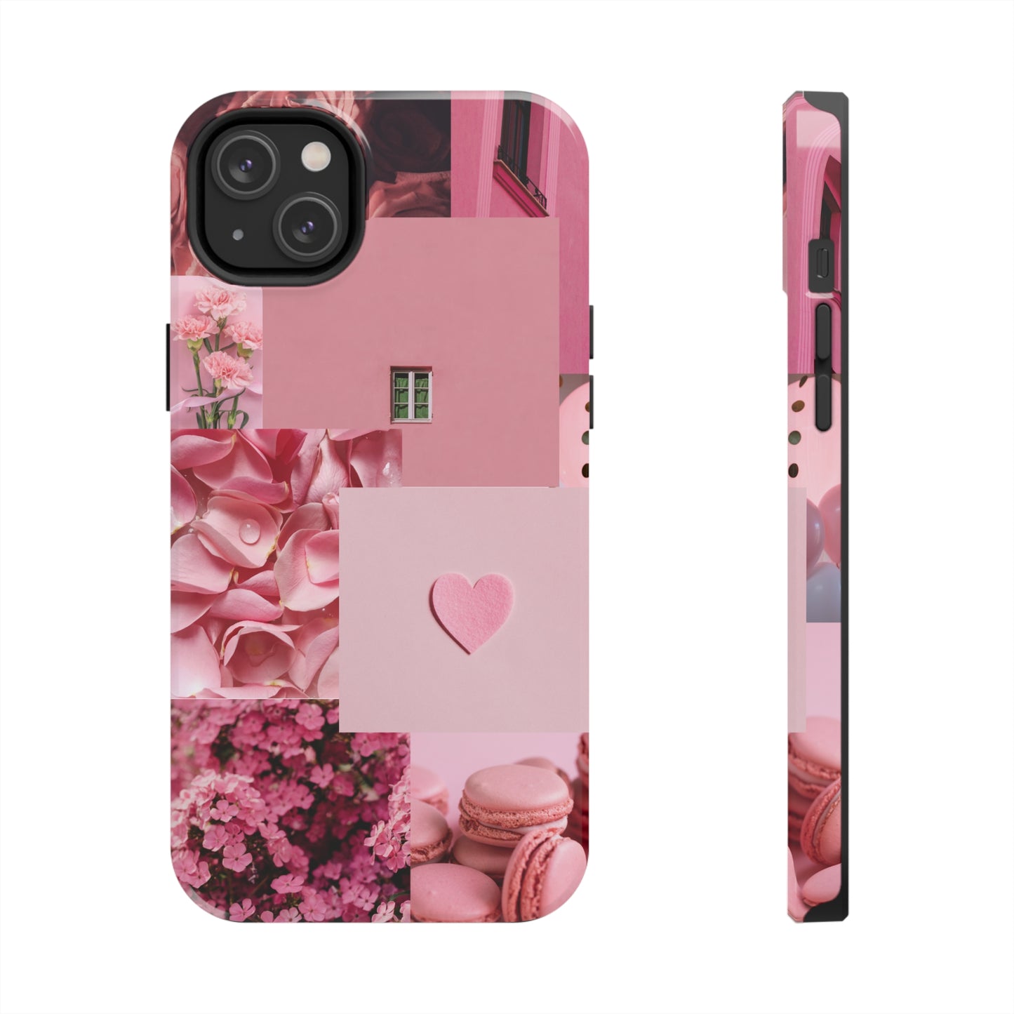 Pink Flowers - Tough iPhone Cases (iPhone 7, 8, X, 11, 12, 13, 14, 15)