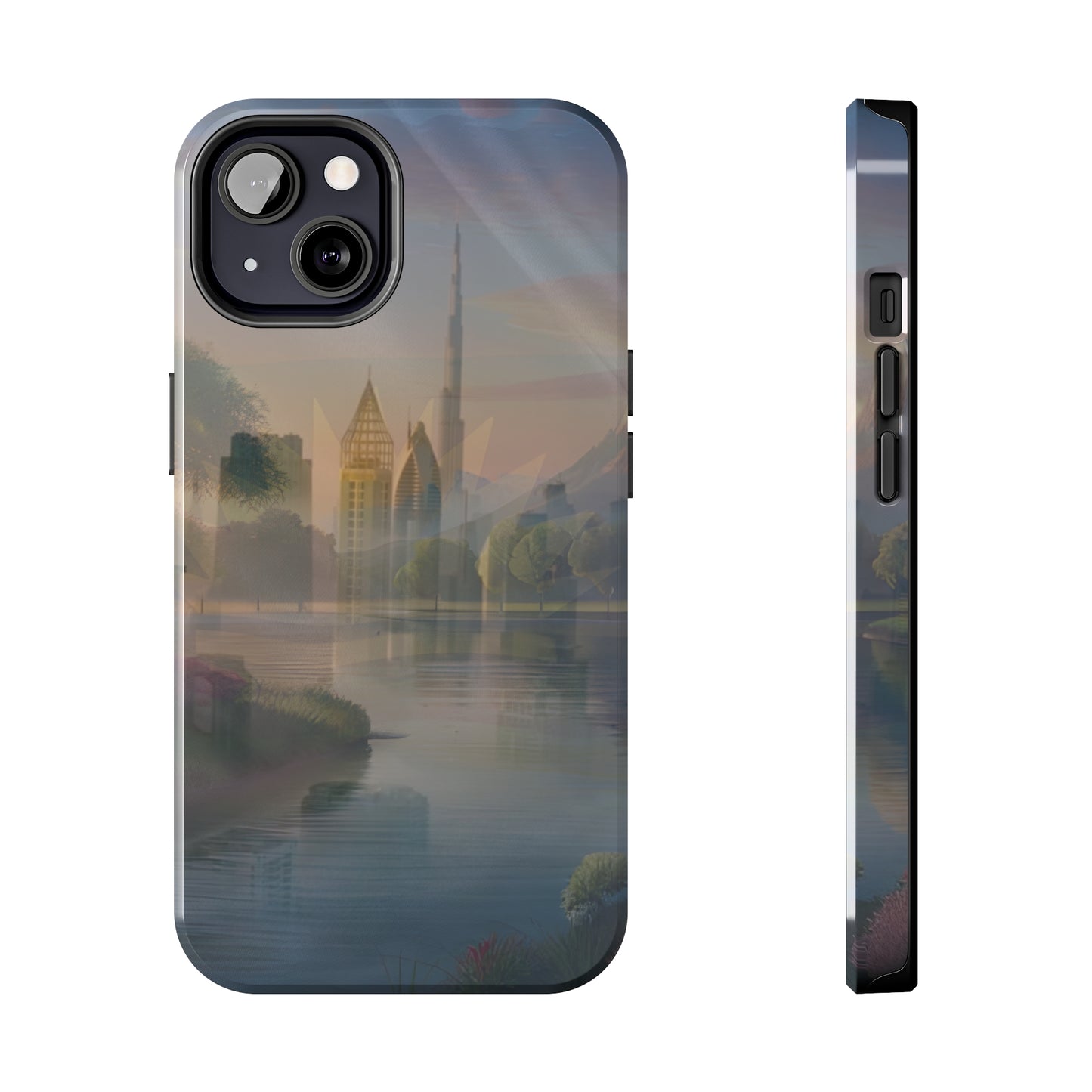 City Neighborhood Pond United States of Biafra - Tough iPhone Cases (iPhone 7, 8, X, 11, 12, 13, 14, 15)