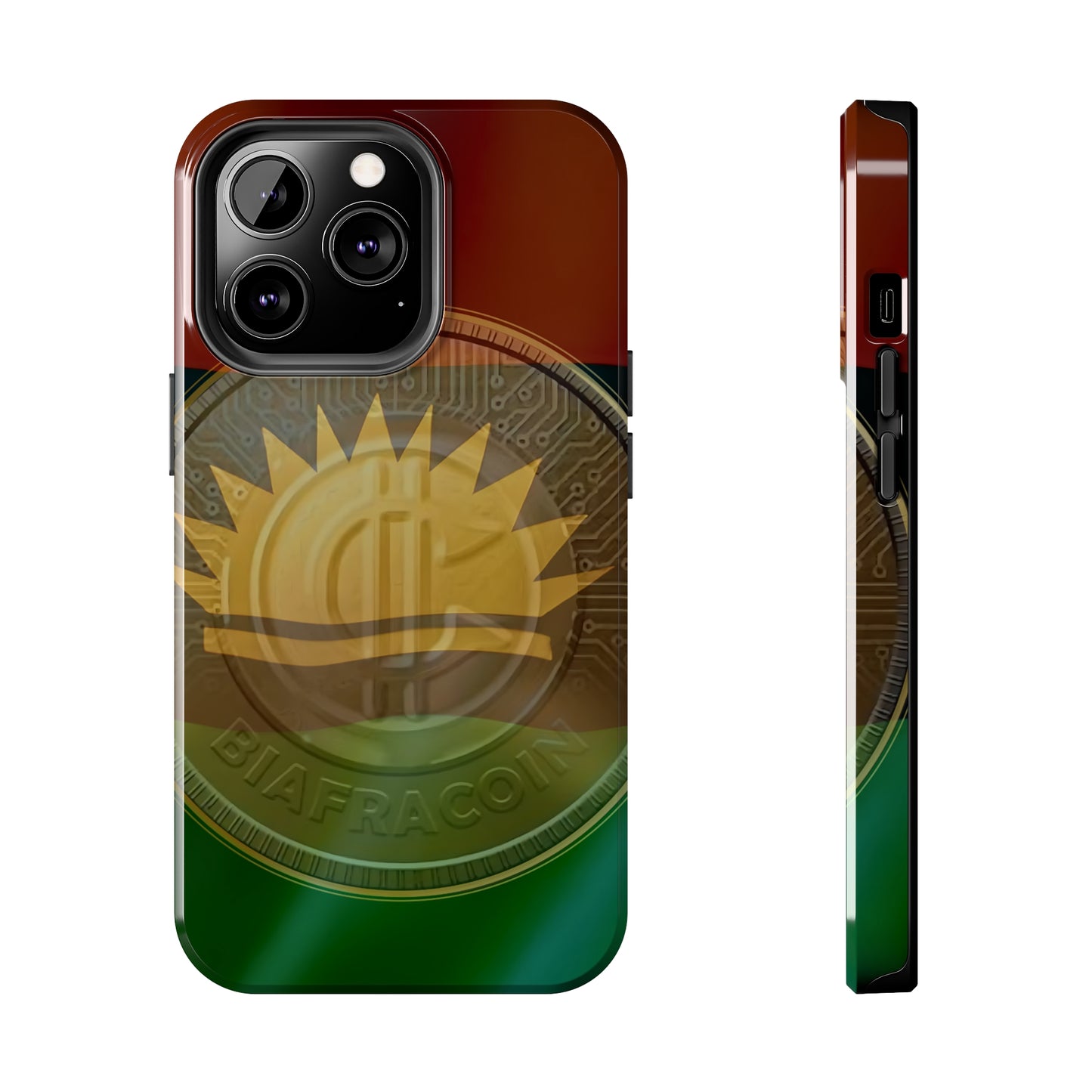 Biafra Coin - Tough iPhone Cases (iPhone 7, 8, X, 11, 12, 13, 14, 15)