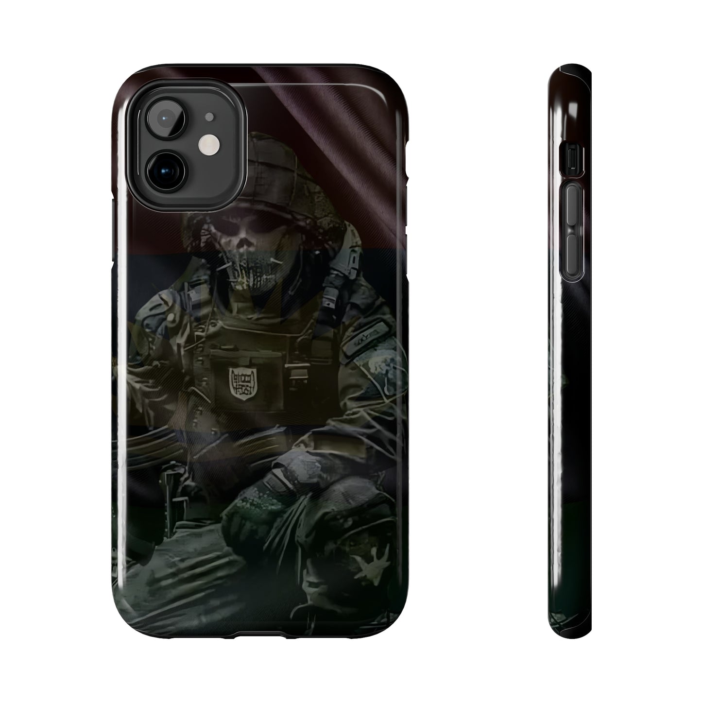 Biafra Soldier II - Tough iPhone Cases (iPhone 7, 8, X, 11, 12, 13, 14, 15)