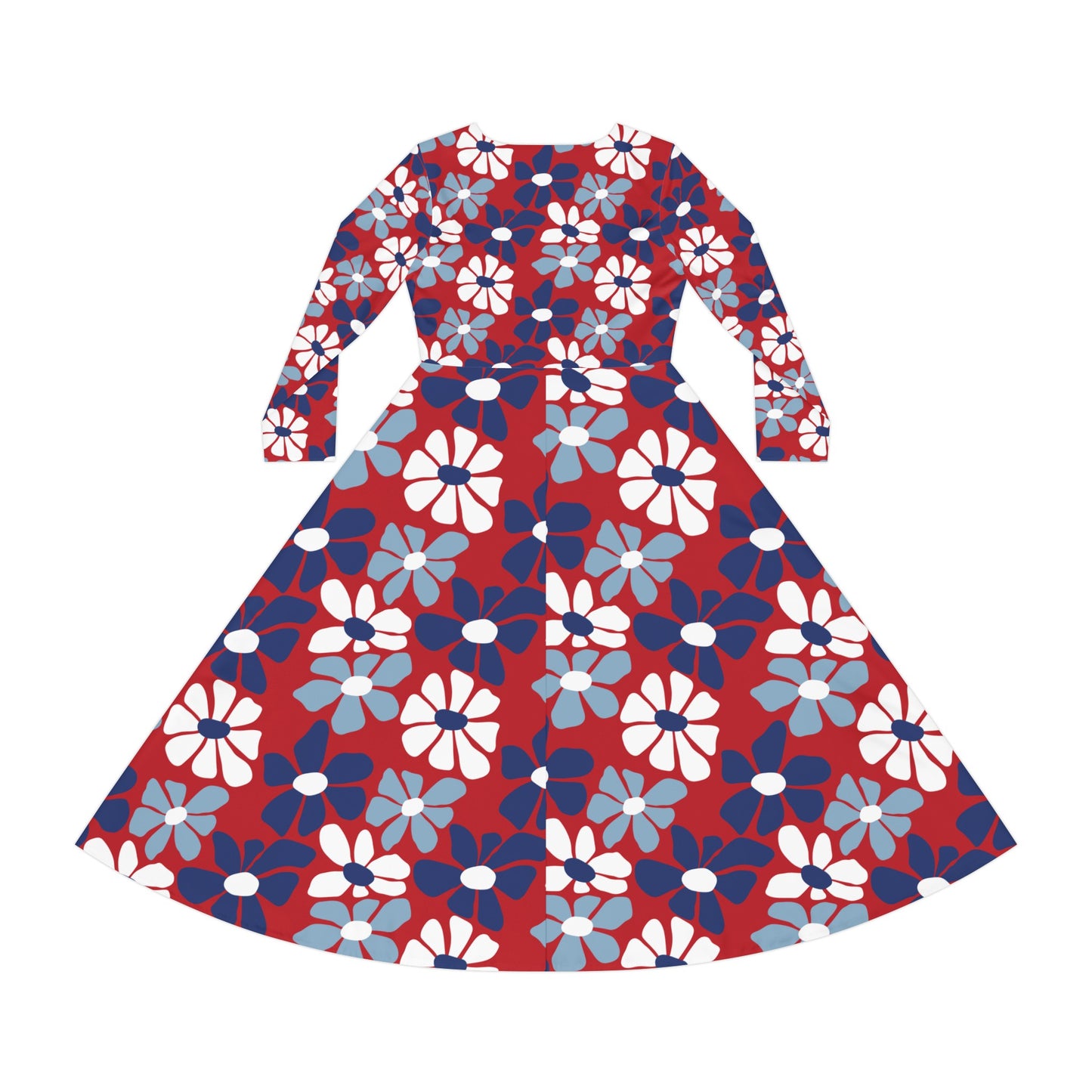 Petal Vibes Women's Long Sleeve Dance Dress (China)