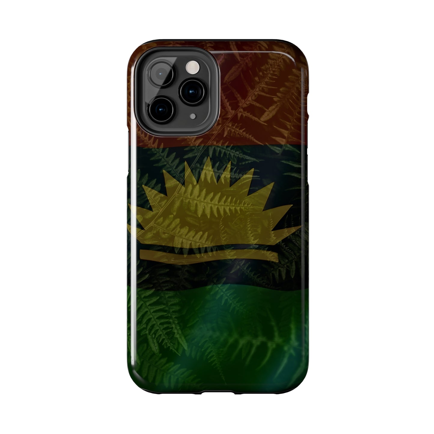 United States of Biafra Flag Plant Leaves - Tough iPhone Cases (iPhone 7, 8, X, 11, 12, 13, 14, 15)