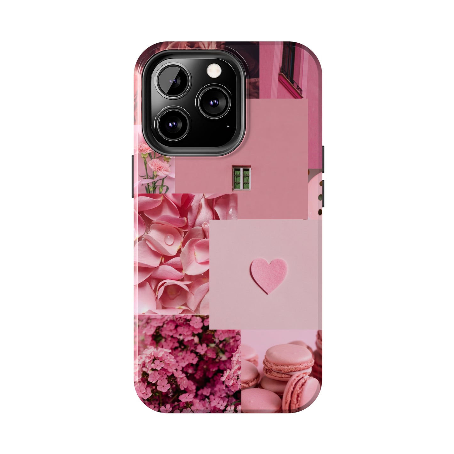 Pink Flowers - Tough iPhone Cases (iPhone 7, 8, X, 11, 12, 13, 14, 15)