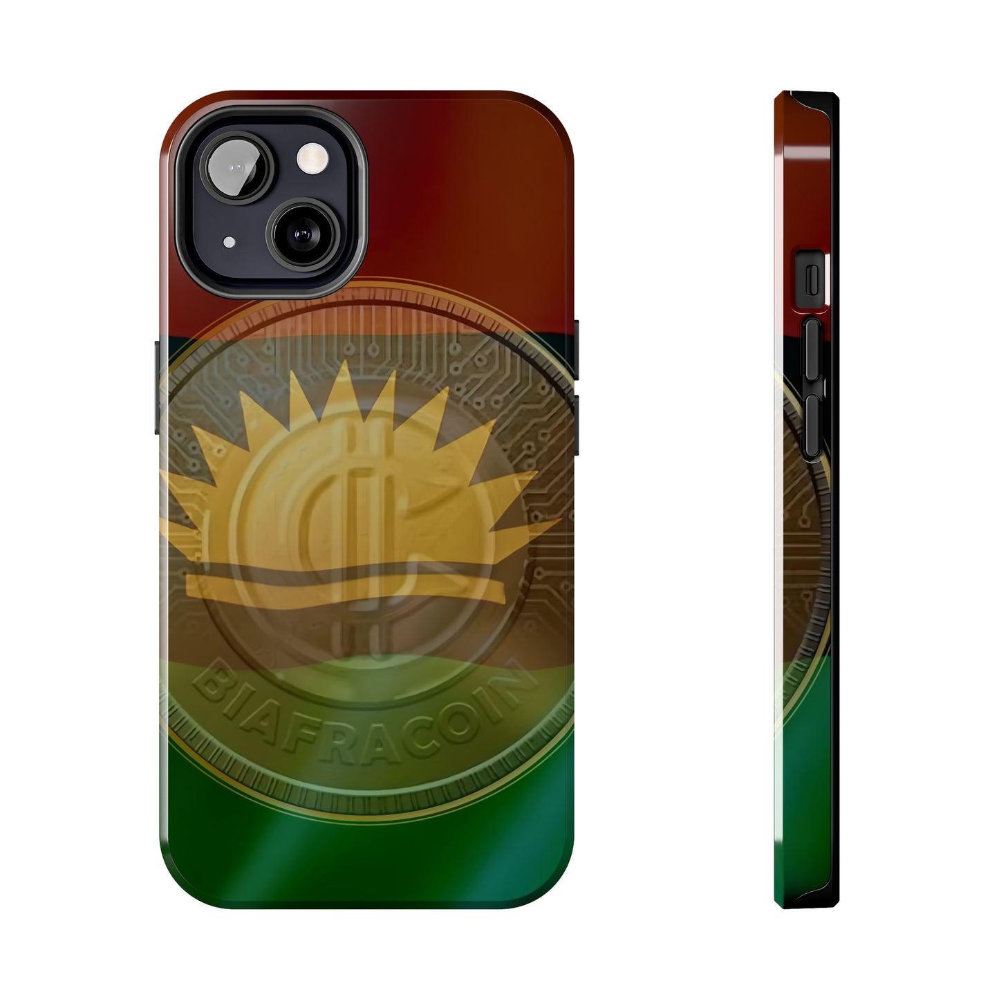 Biafra Coin - Tough iPhone Cases (iPhone 7, 8, X, 11, 12, 13, 14, 15)
