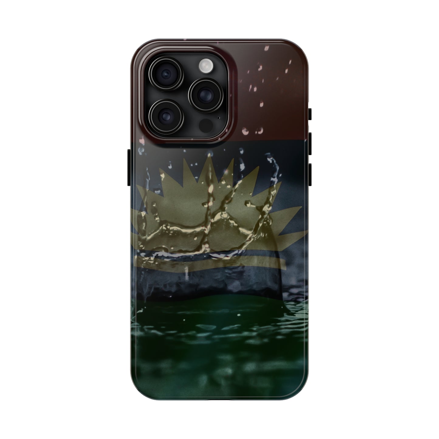 Rain Droplets, United States of Biafra - Tough iPhone Cases (iPhone 7, 8, X, 11, 12, 13, 14, 15)