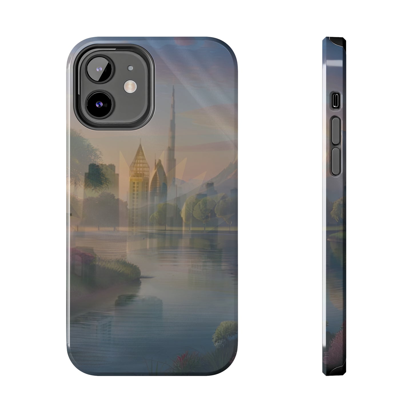 City Neighborhood Pond United States of Biafra - Tough iPhone Cases (iPhone 7, 8, X, 11, 12, 13, 14, 15)