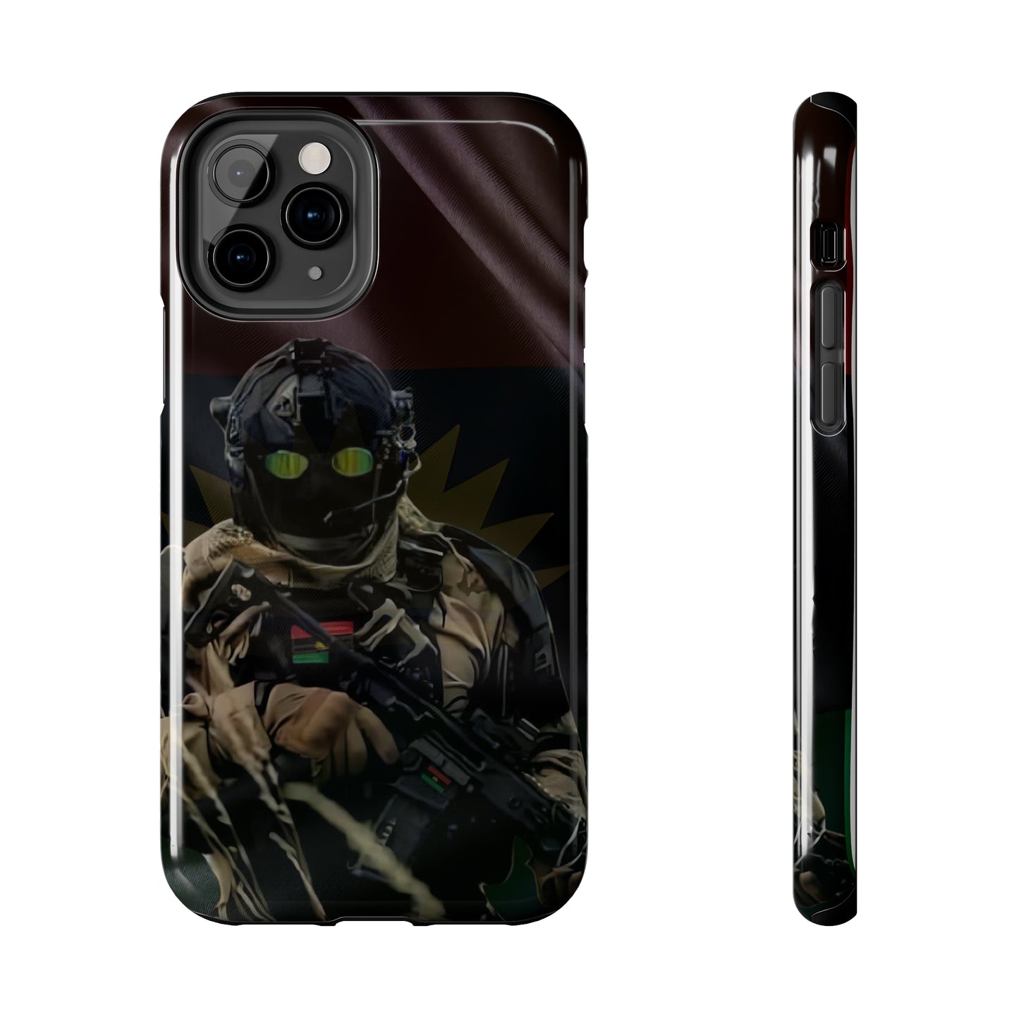Biafra Soldier III - Tough iPhone Cases (iPhone 7, 8, X, 11, 12, 13, 14, 15)