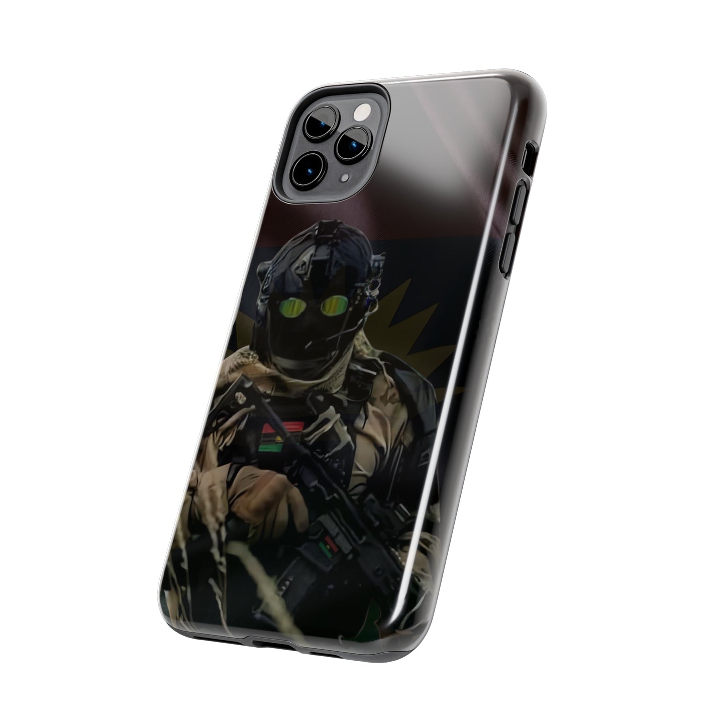 Biafra Soldier III - Tough iPhone Cases (iPhone 7, 8, X, 11, 12, 13, 14, 15)