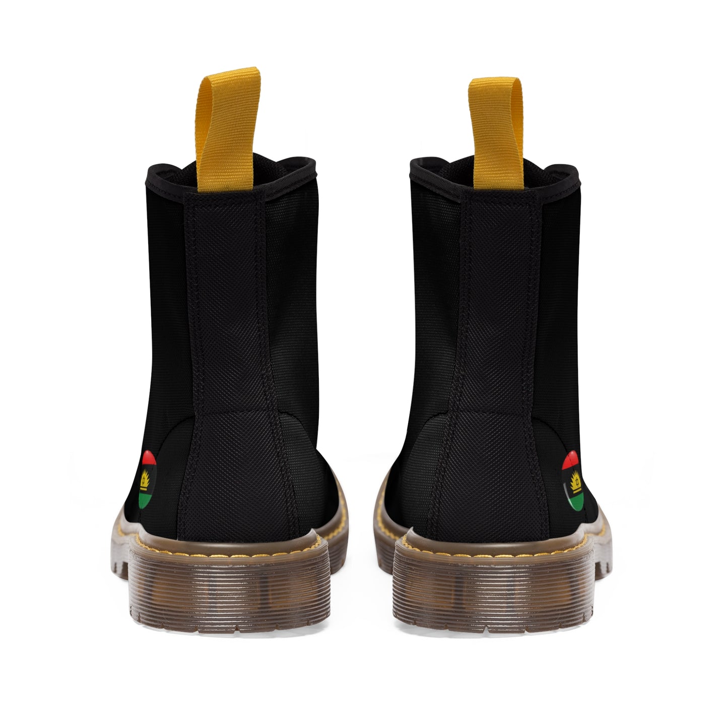 Black Men's Canvas Boots