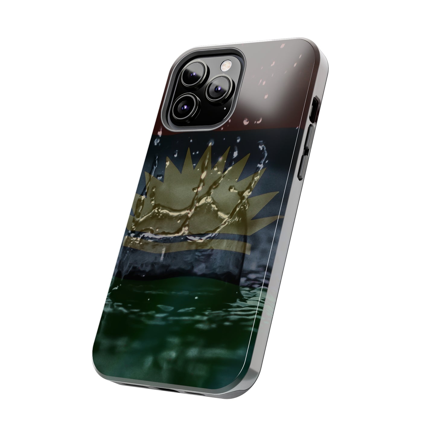 Rain Droplets, United States of Biafra - Tough iPhone Cases (iPhone 7, 8, X, 11, 12, 13, 14, 15)