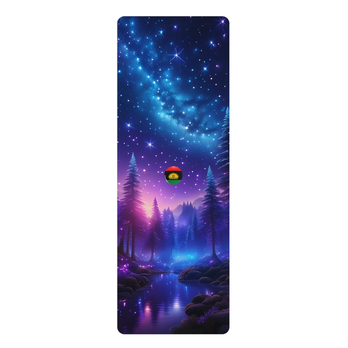 Night Breeze Rubber Yoga Mat
