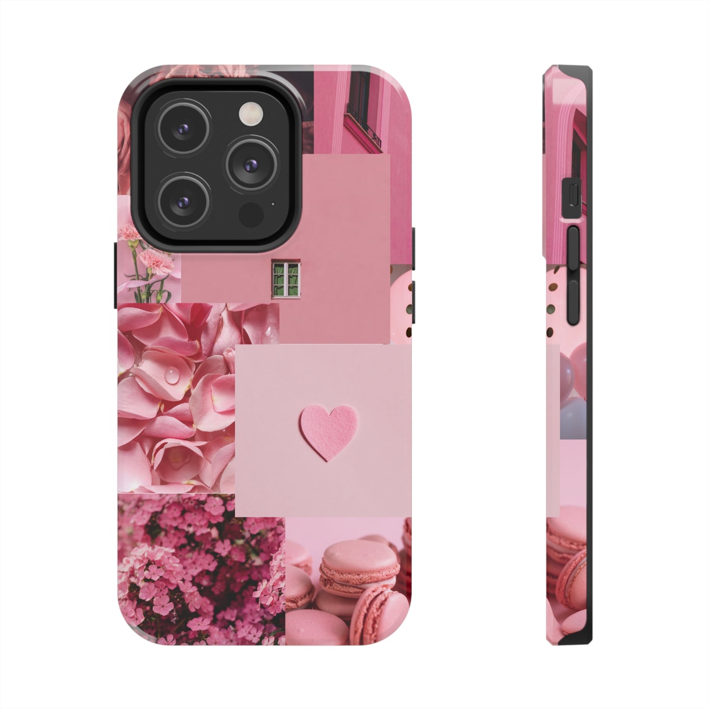 Pink Flowers - Tough iPhone Cases (iPhone 7, 8, X, 11, 12, 13, 14, 15)