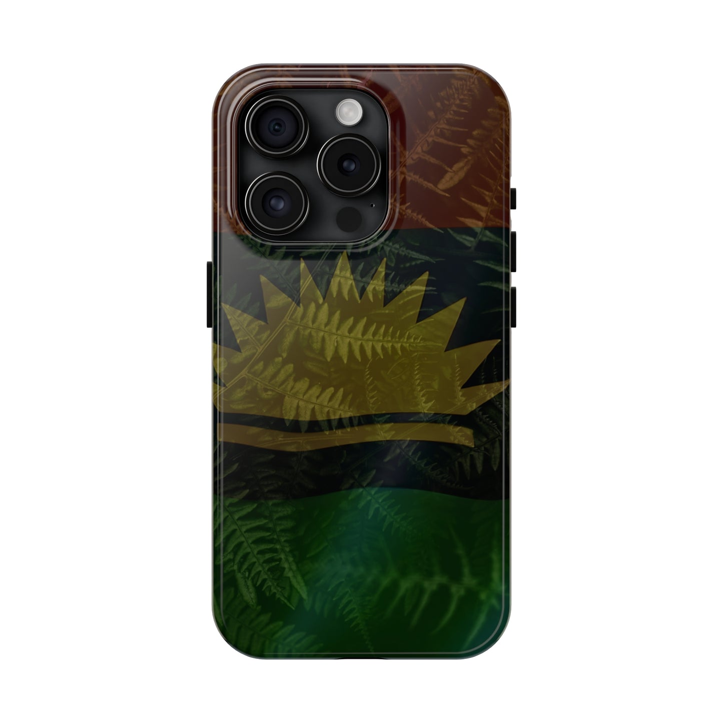 United States of Biafra Flag Plant Leaves - Tough iPhone Cases (iPhone 7, 8, X, 11, 12, 13, 14, 15)
