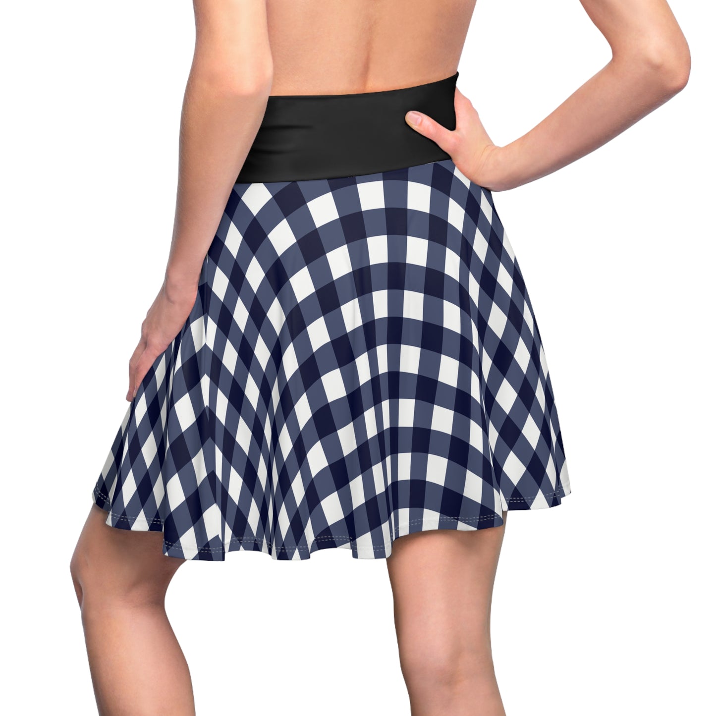 Checkered Women's Skater Skirt (USA)