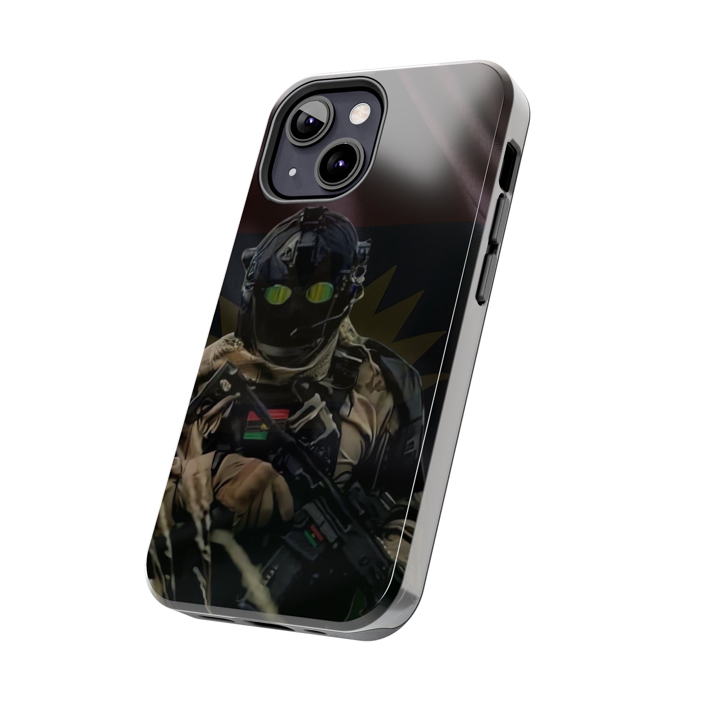 Biafra Soldier III - Tough iPhone Cases (iPhone 7, 8, X, 11, 12, 13, 14, 15)