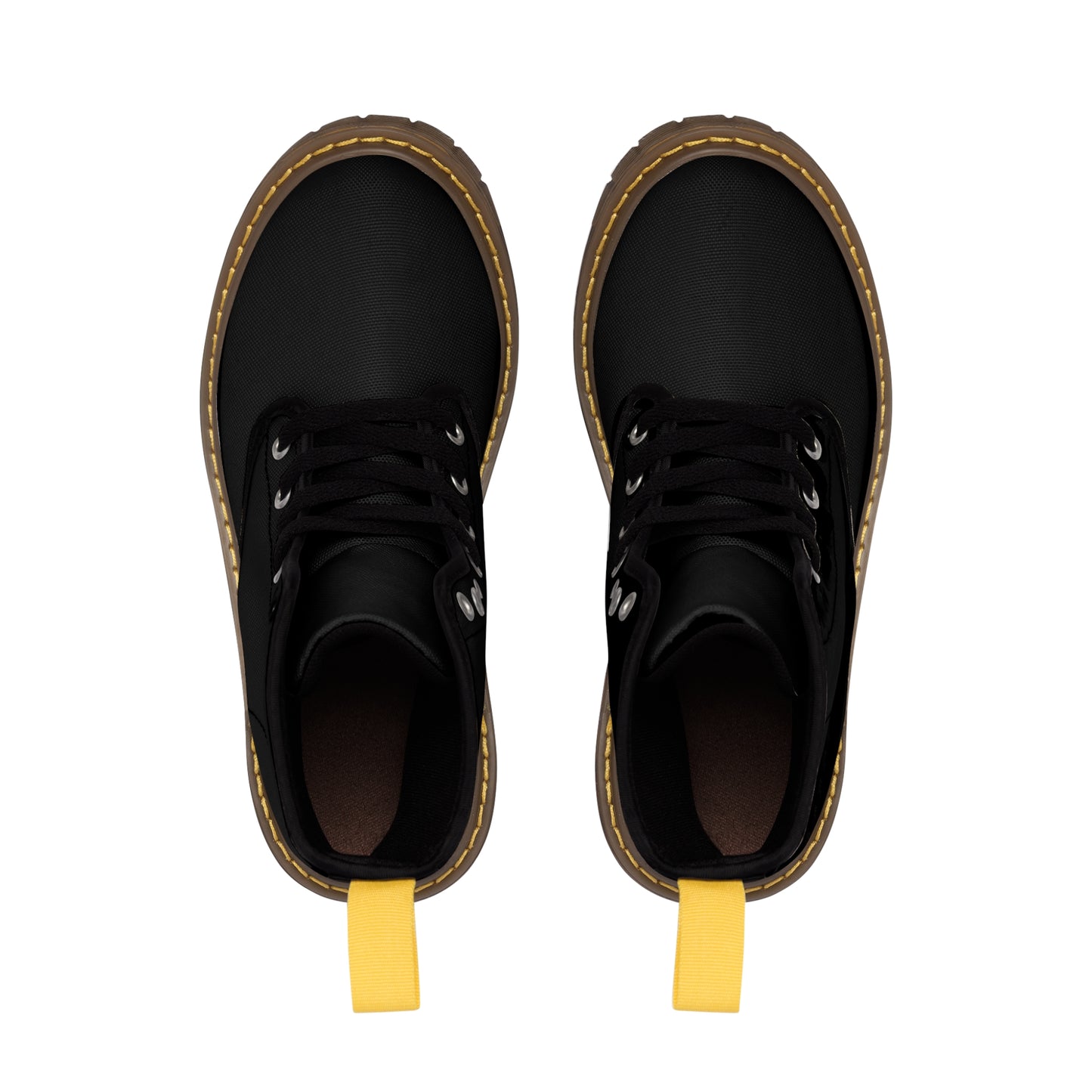Black Men's Canvas Boots