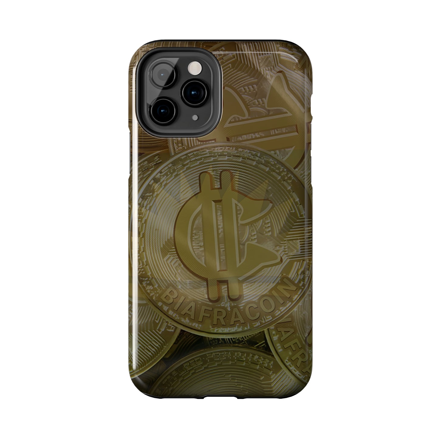 BiafraCoin Ejemma - Tough iPhone Cases (iPhone 7, 8, X, 11, 12, 13, 14, 15)