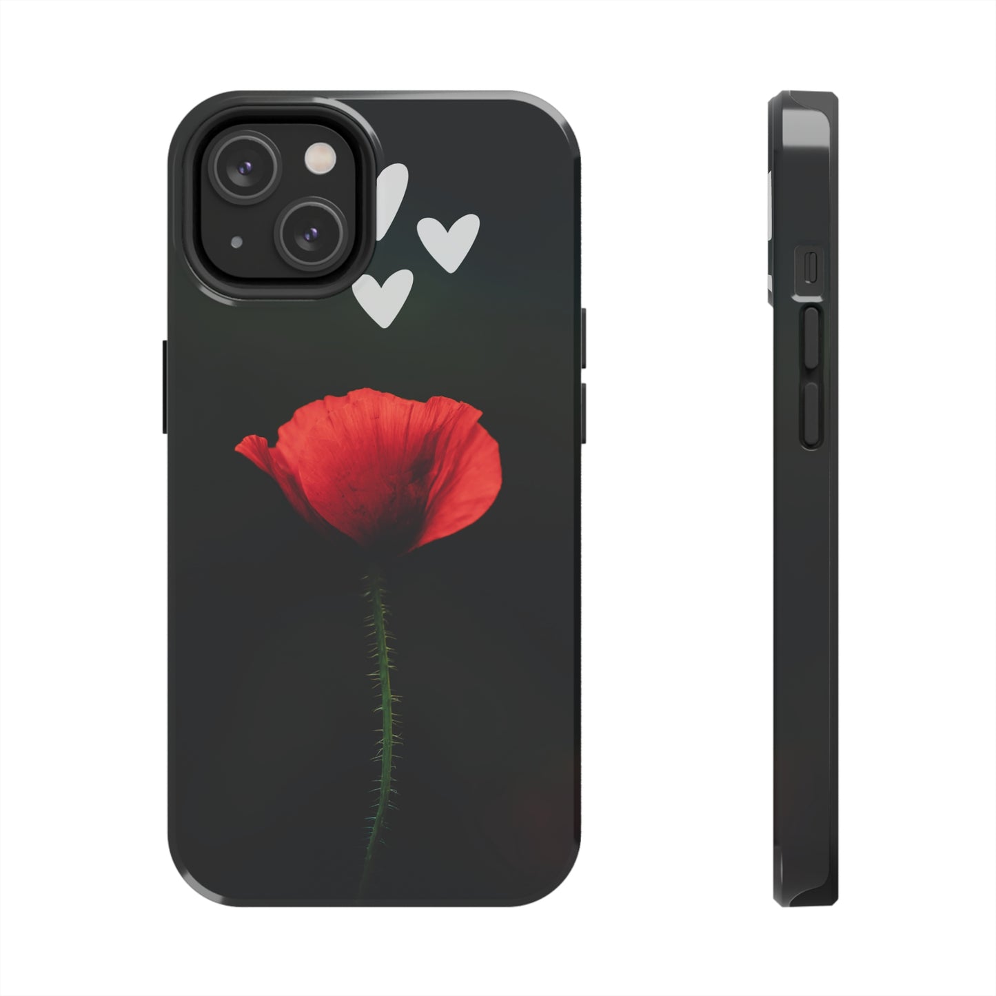 Red Rose - Tough iPhone Cases (iPhone 7, 8, X, 11, 12, 13, 14, 15)