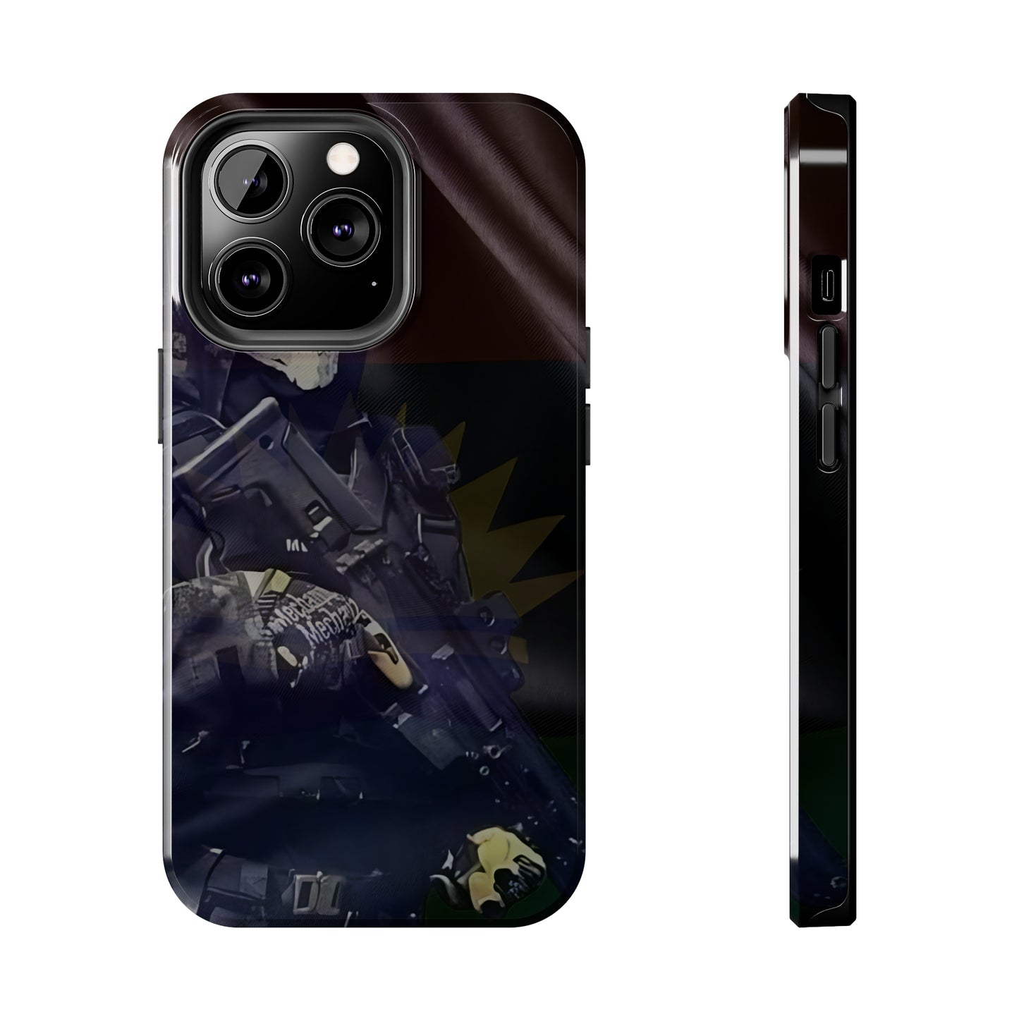 Biafra Soldier V - Tough iPhone Cases (iPhone 7, 8, X, 11, 12, 13, 14, 15)