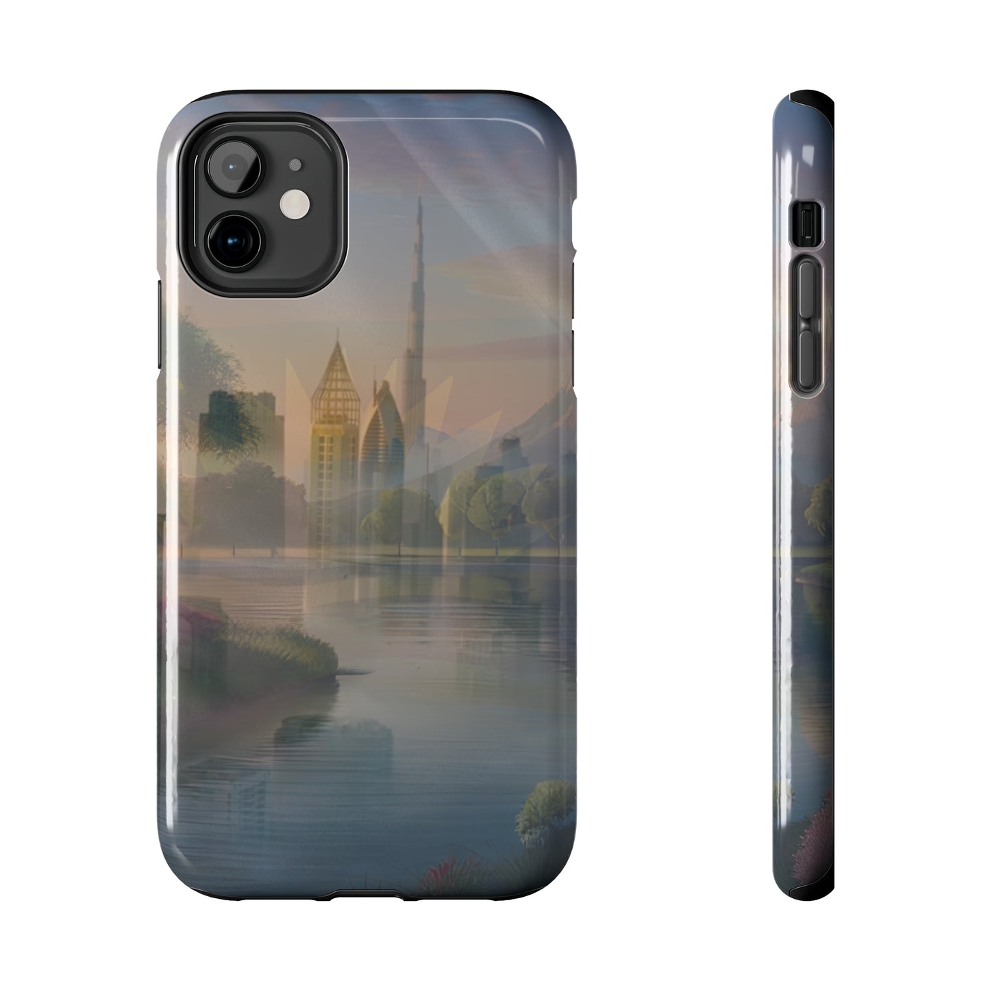 City Neighborhood Pond United States of Biafra - Tough iPhone Cases (iPhone 7, 8, X, 11, 12, 13, 14, 15)