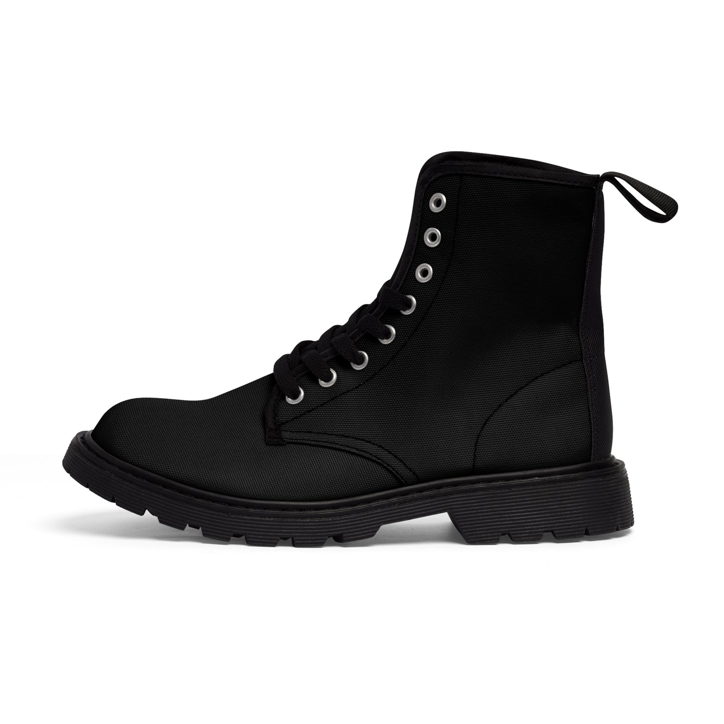 Black Men's Canvas Boots