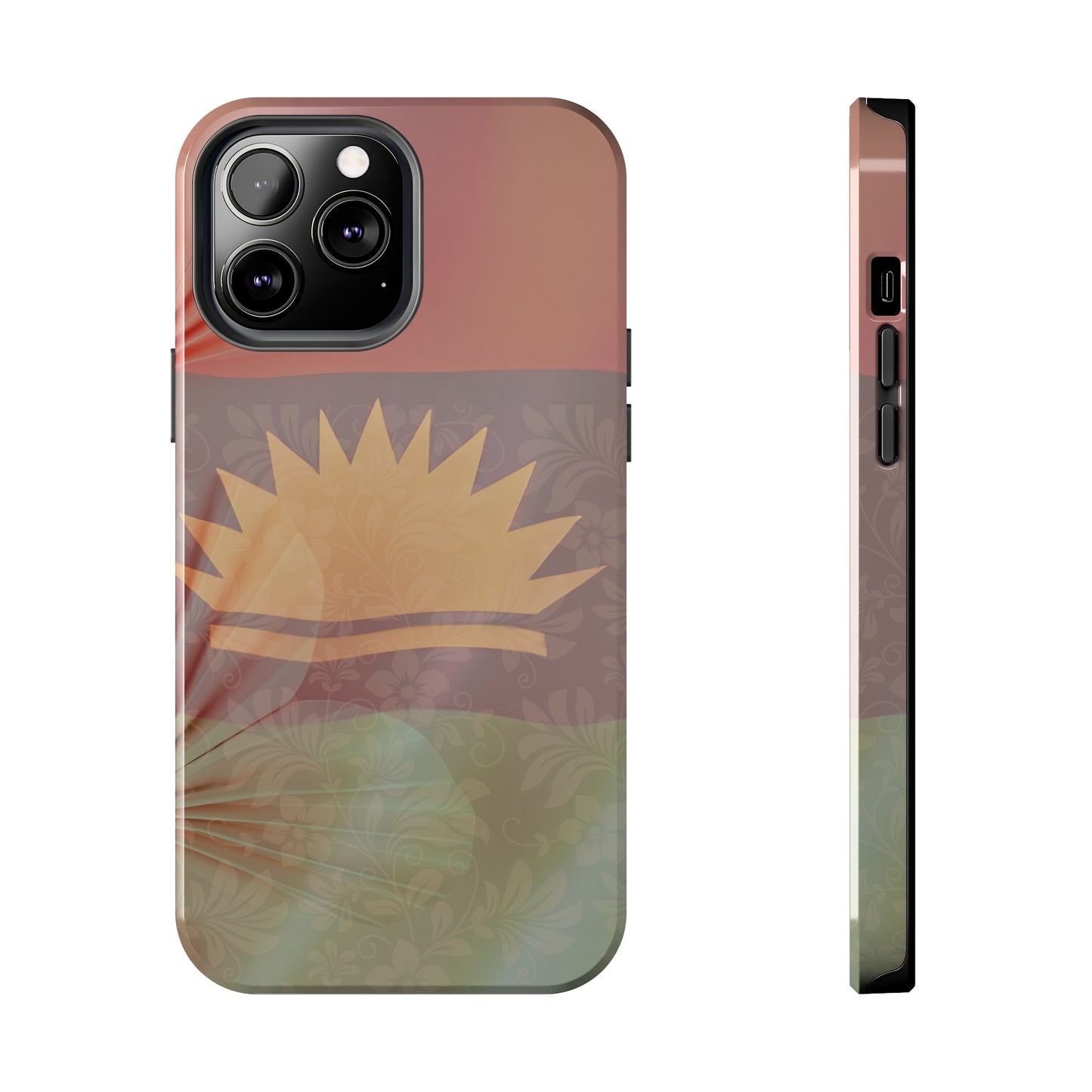 United States of Biafra Flag Flower Blend 5 - Tough iPhone Cases (iPhone 7, 8, X, 11, 12, 13, 14, 15)