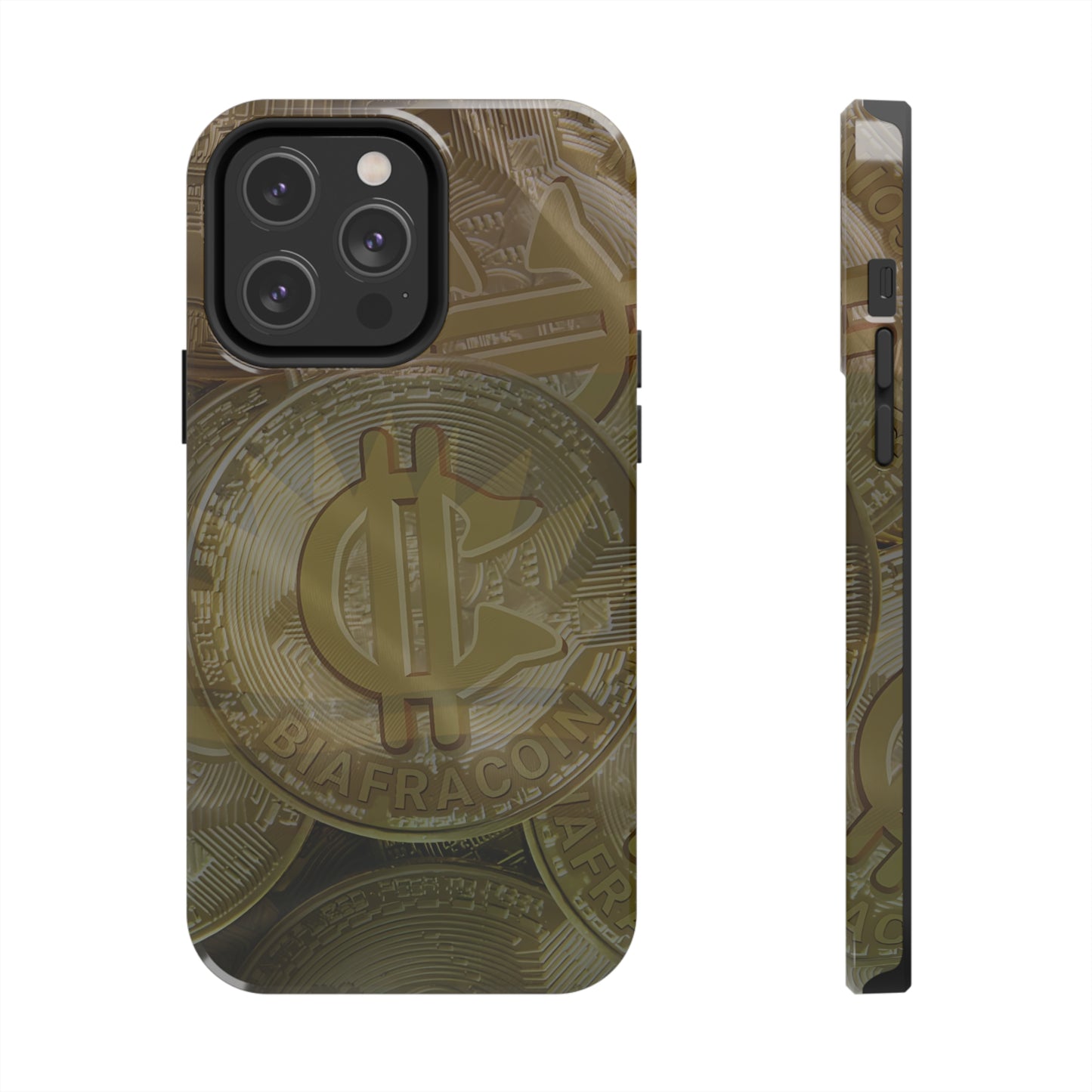 BiafraCoin Ejemma - Tough iPhone Cases (iPhone 7, 8, X, 11, 12, 13, 14, 15)