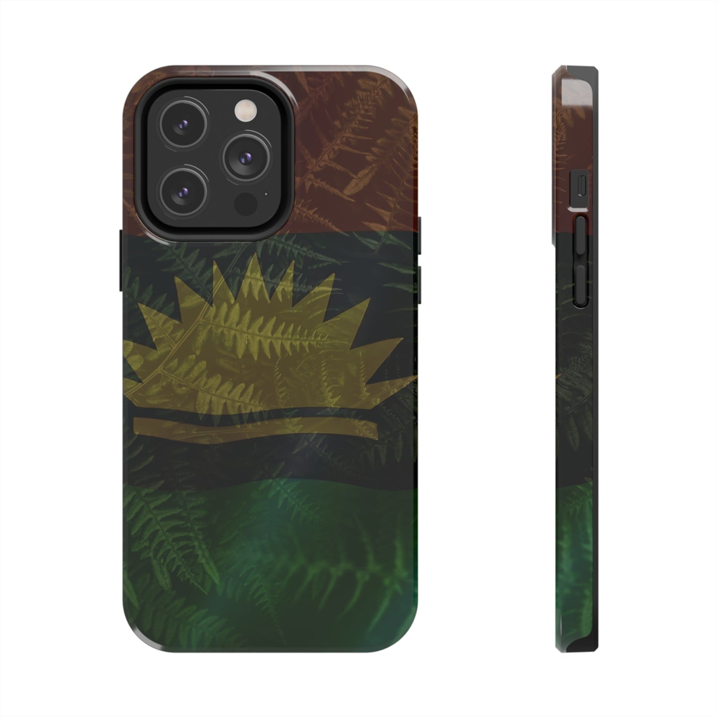 United States of Biafra Flag Plant Leaves - Tough iPhone Cases (iPhone 7, 8, X, 11, 12, 13, 14, 15)