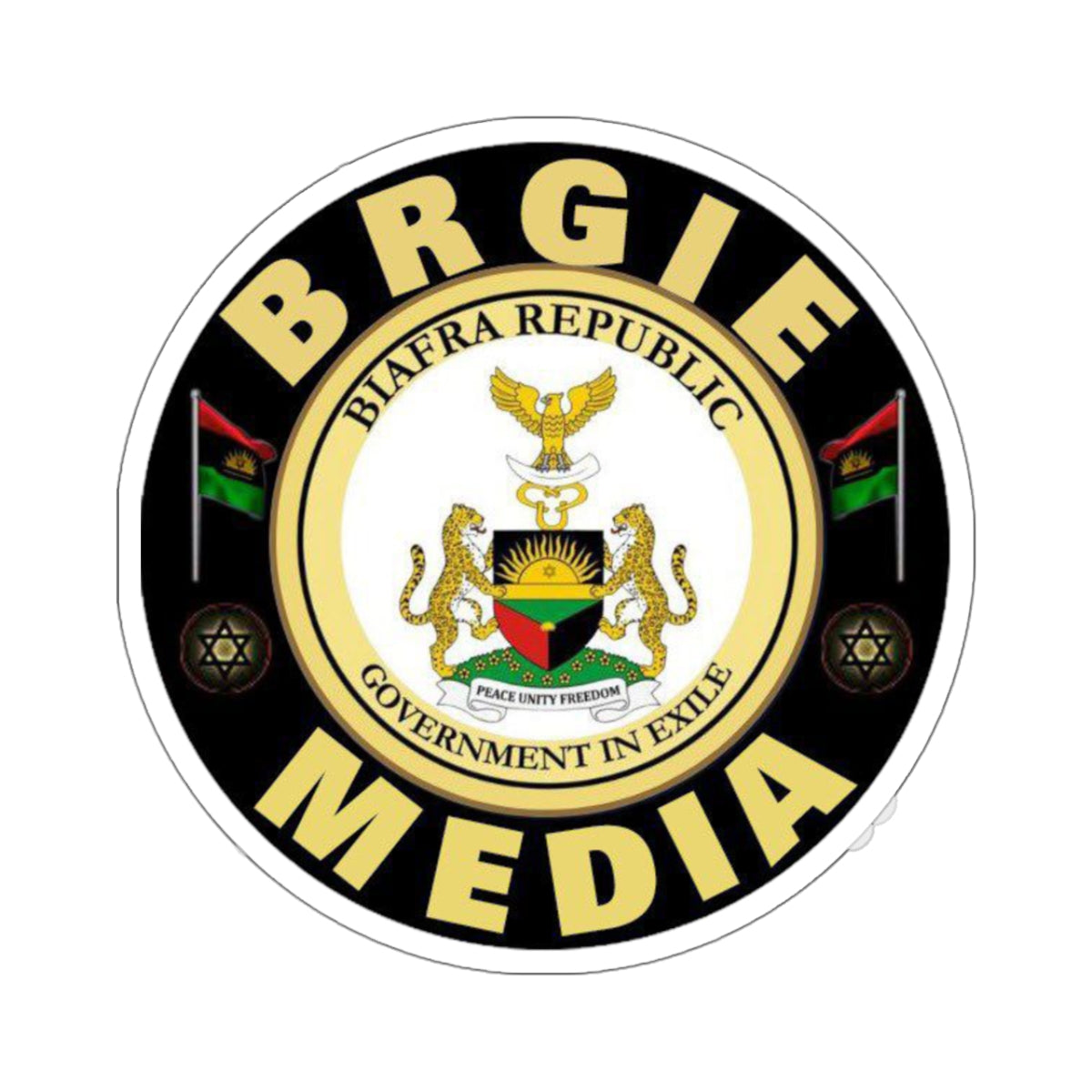 BRGIE Media Kiss-Cut Stickers