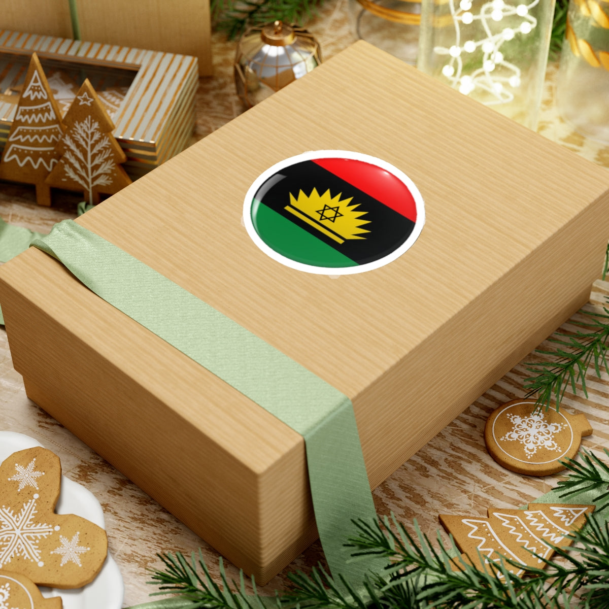 Biafra Kiss-Cut Stickers