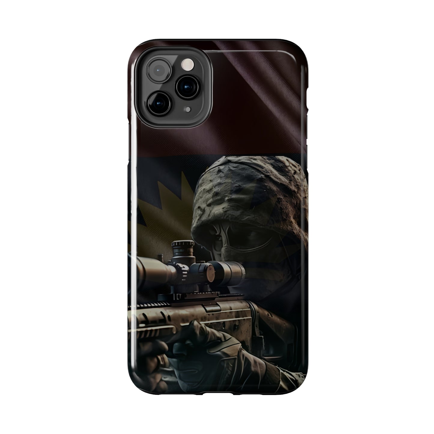 Biafra Soldier IV - Tough iPhone Cases (iPhone 7, 8, X, 11, 12, 13, 14, 15)
