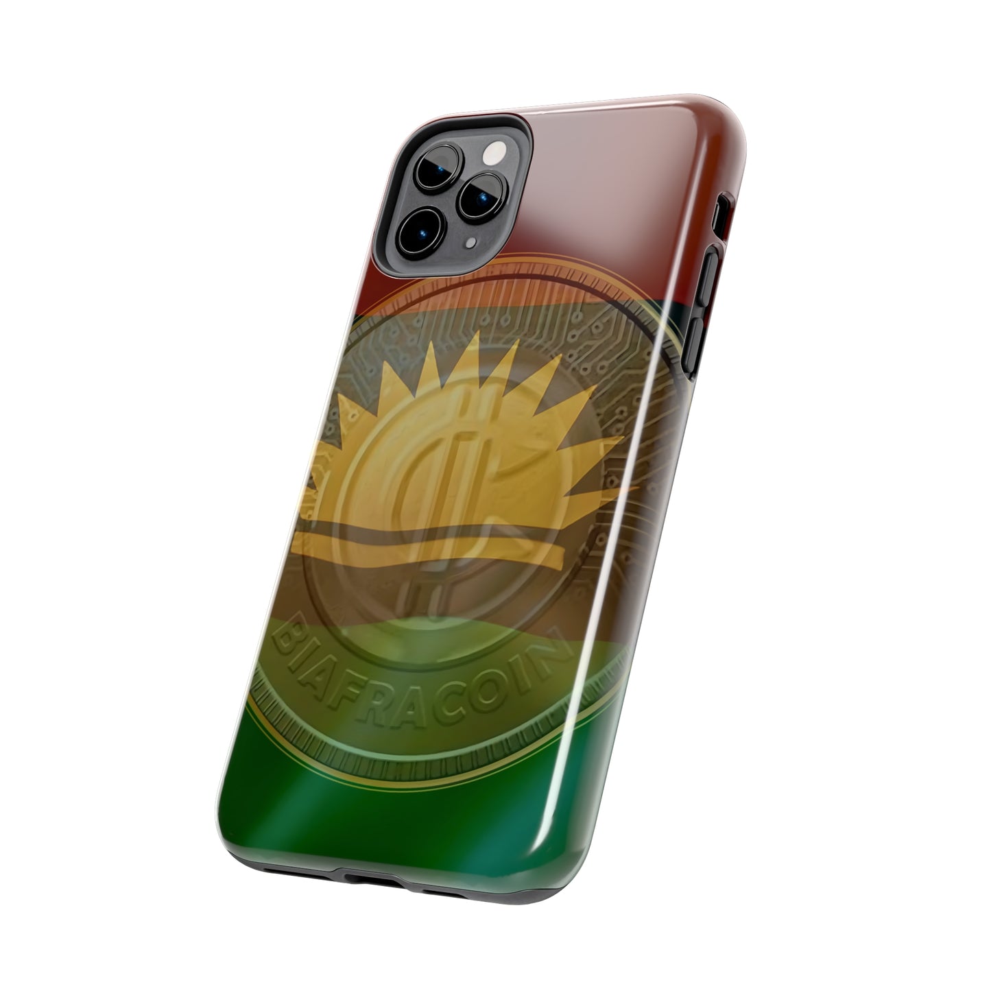Biafra Coin - Tough iPhone Cases (iPhone 7, 8, X, 11, 12, 13, 14, 15)