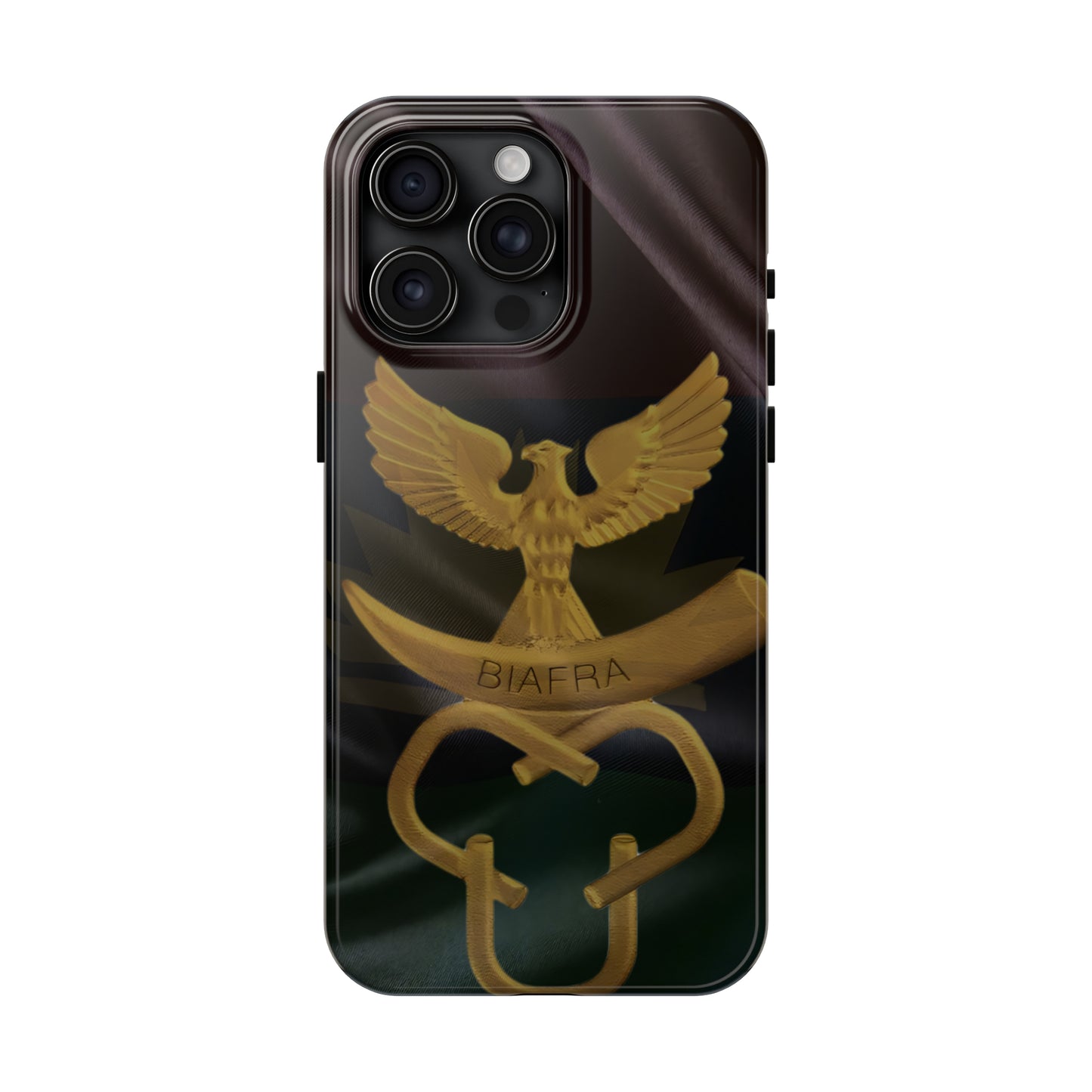Biafra Liberation Army Logo Gold - Tough iPhone Cases (iPhone 7, 8, X, 11, 12, 13, 14, 15)