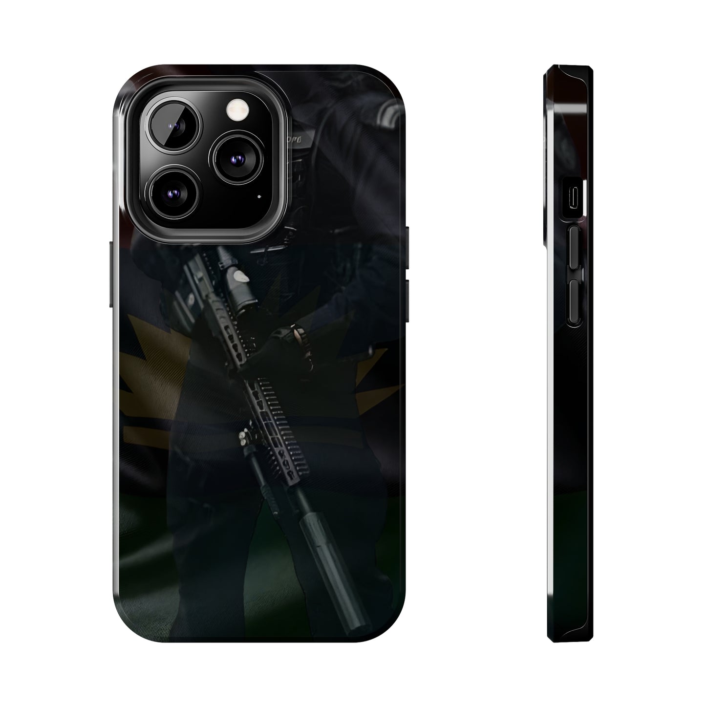 Biafra Soldier VI - Tough iPhone Cases (iPhone 7, 8, X, 11, 12, 13, 14, 15)