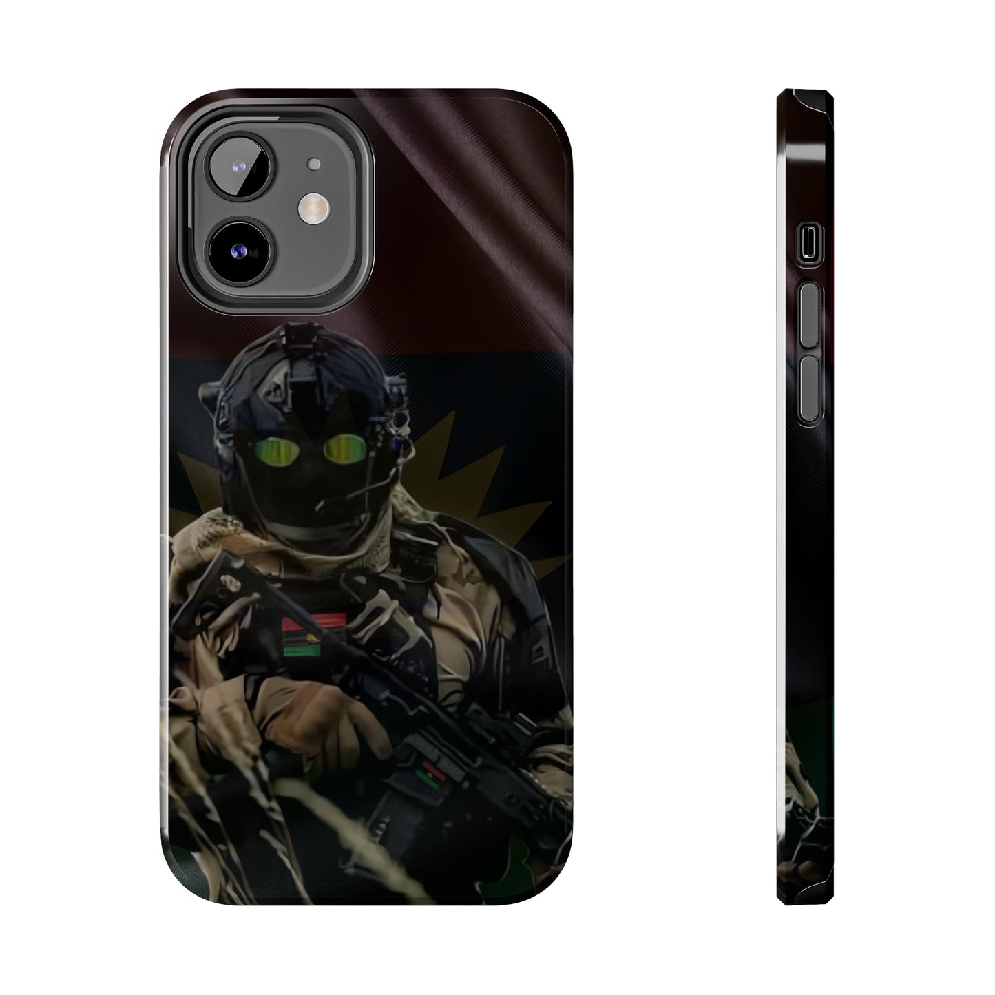 Biafra Soldier III - Tough iPhone Cases (iPhone 7, 8, X, 11, 12, 13, 14, 15)