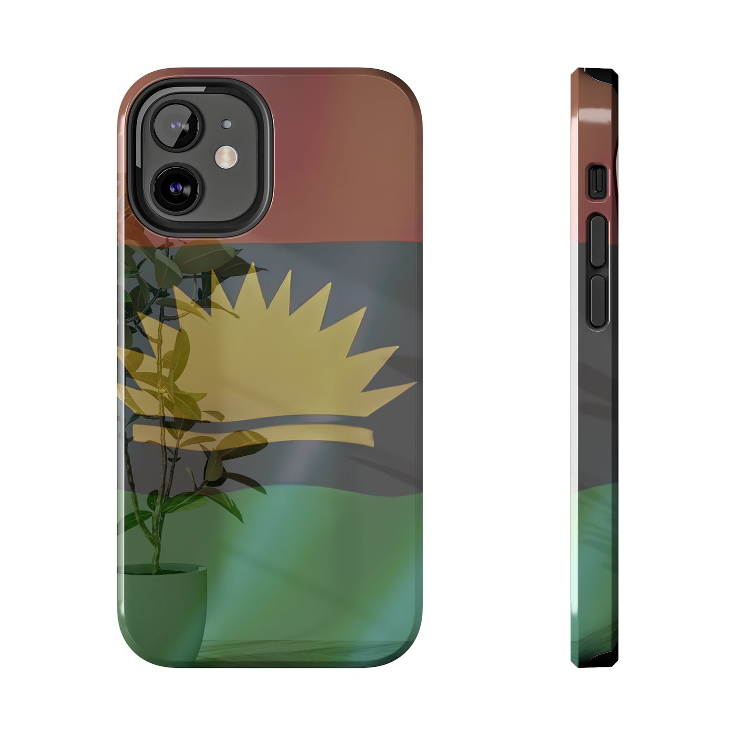 United States of Biafra Flag Plant Vase - Tough iPhone Cases (iPhone 7, 8, X, 11, 12, 13, 14, 15)