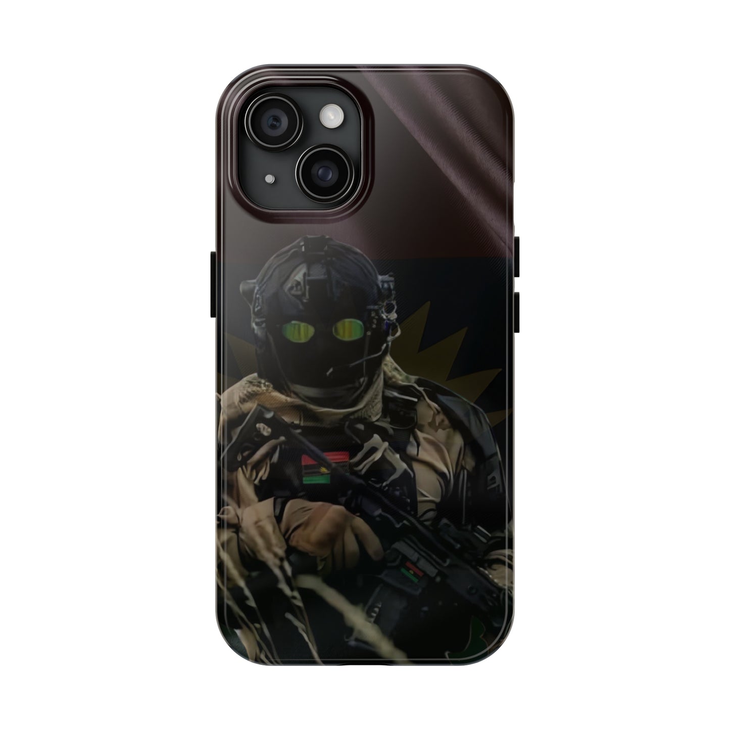 Biafra Soldier III - Tough iPhone Cases (iPhone 7, 8, X, 11, 12, 13, 14, 15)