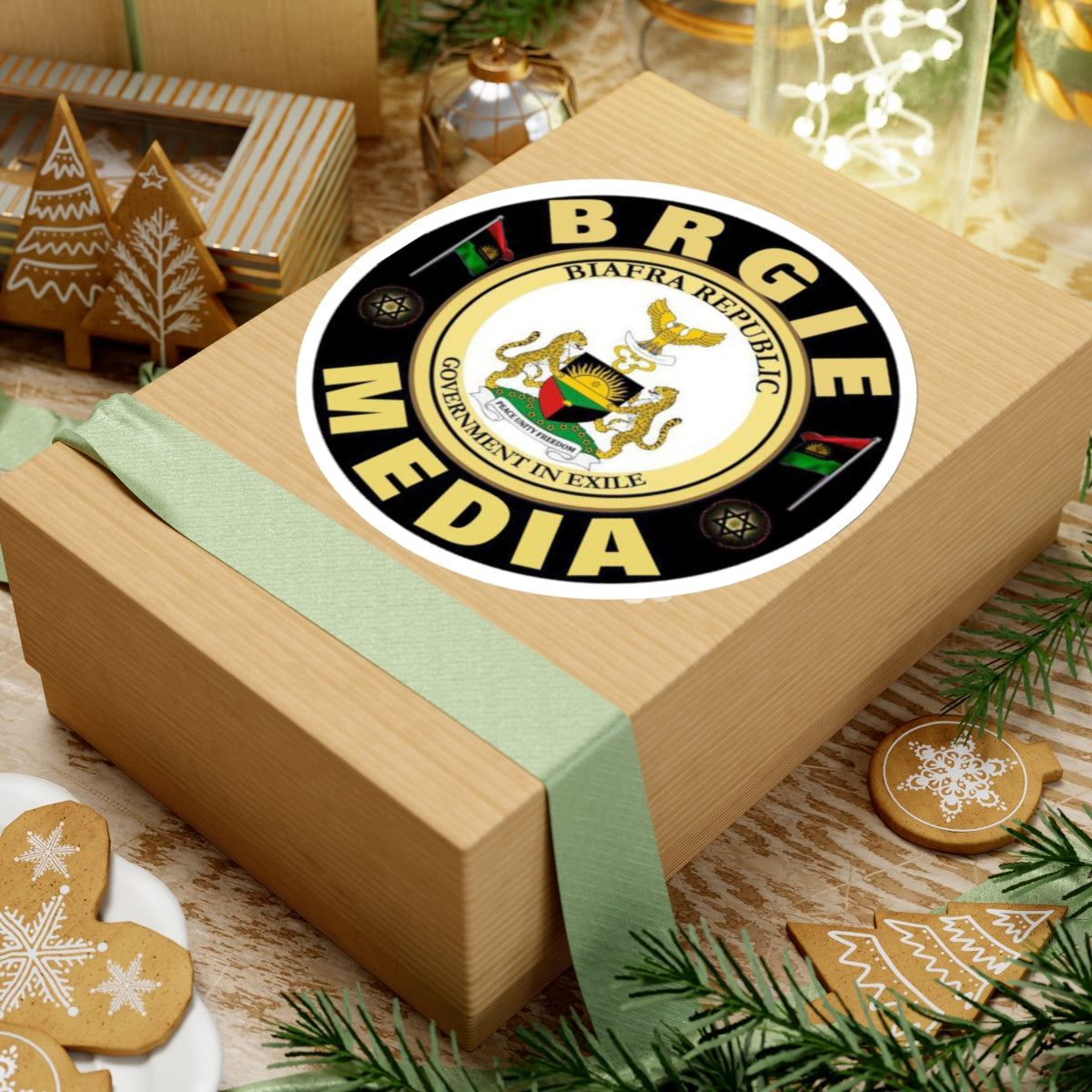 BRGIE Media Kiss-Cut Stickers