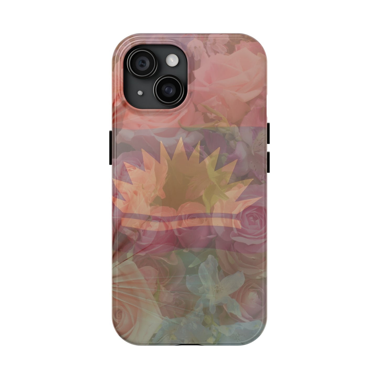 United States of Biafra Flag Flower Blend 3 - Tough iPhone Cases (iPhone 7, 8, X, 11, 12, 13, 14, 15)