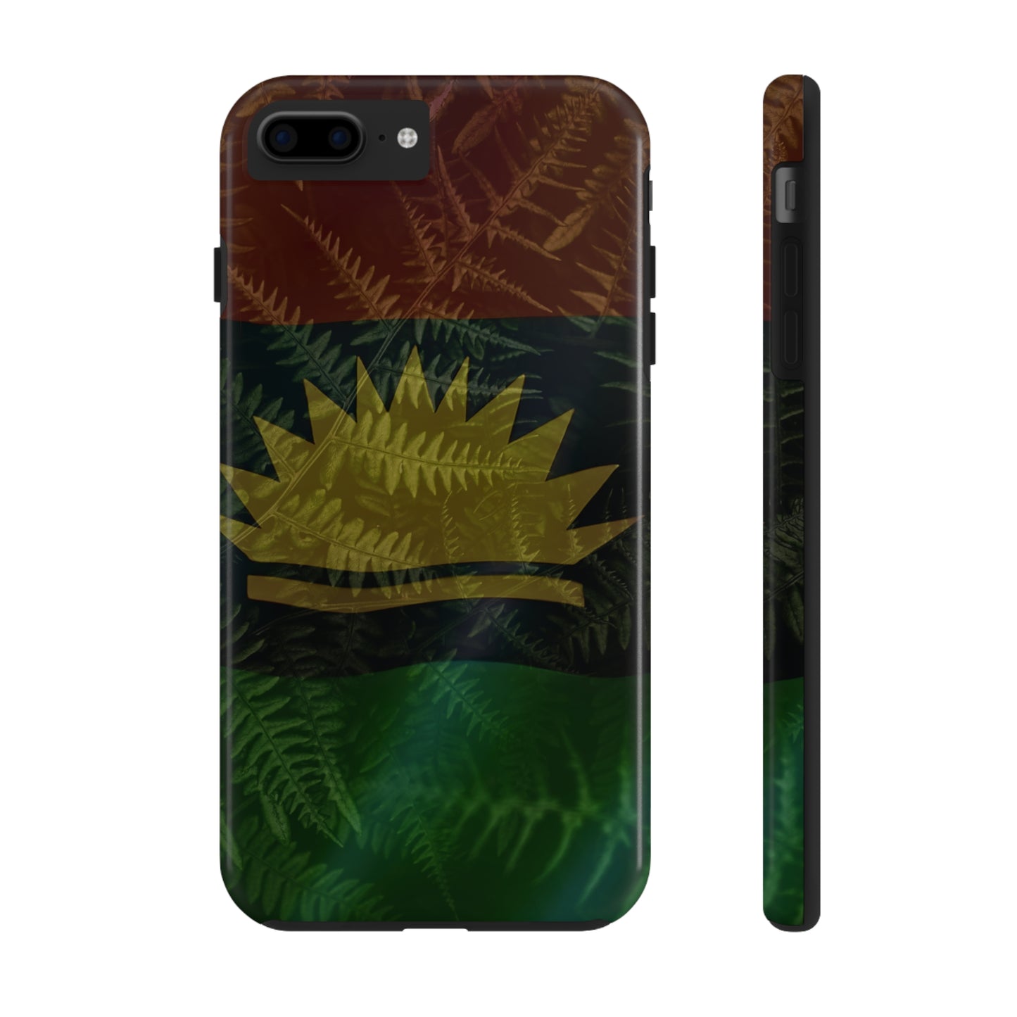 United States of Biafra Flag Plant Leaves - Tough iPhone Cases (iPhone 7, 8, X, 11, 12, 13, 14, 15)