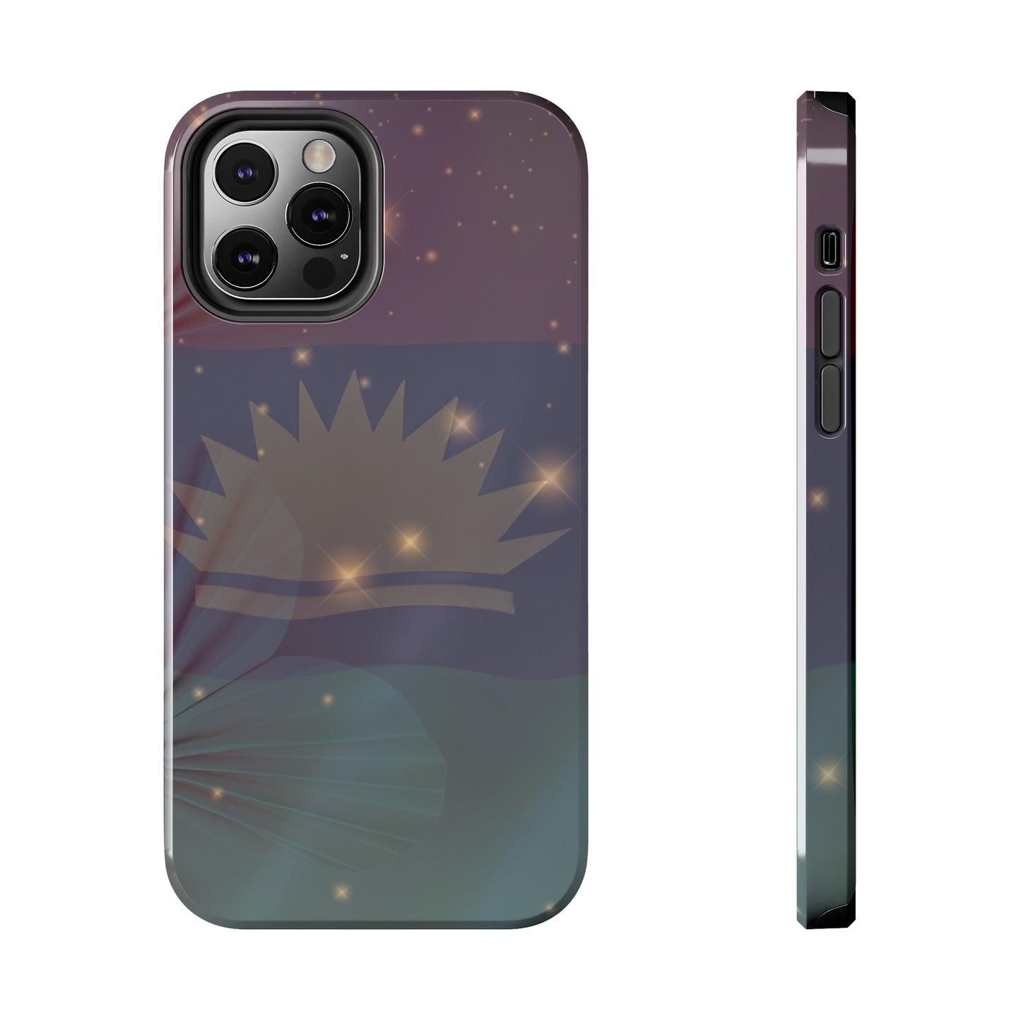 United States of Biafra Flag Flower Blend 4 - Tough iPhone Cases (iPhone 7, 8, X, 11, 12, 13, 14, 15)