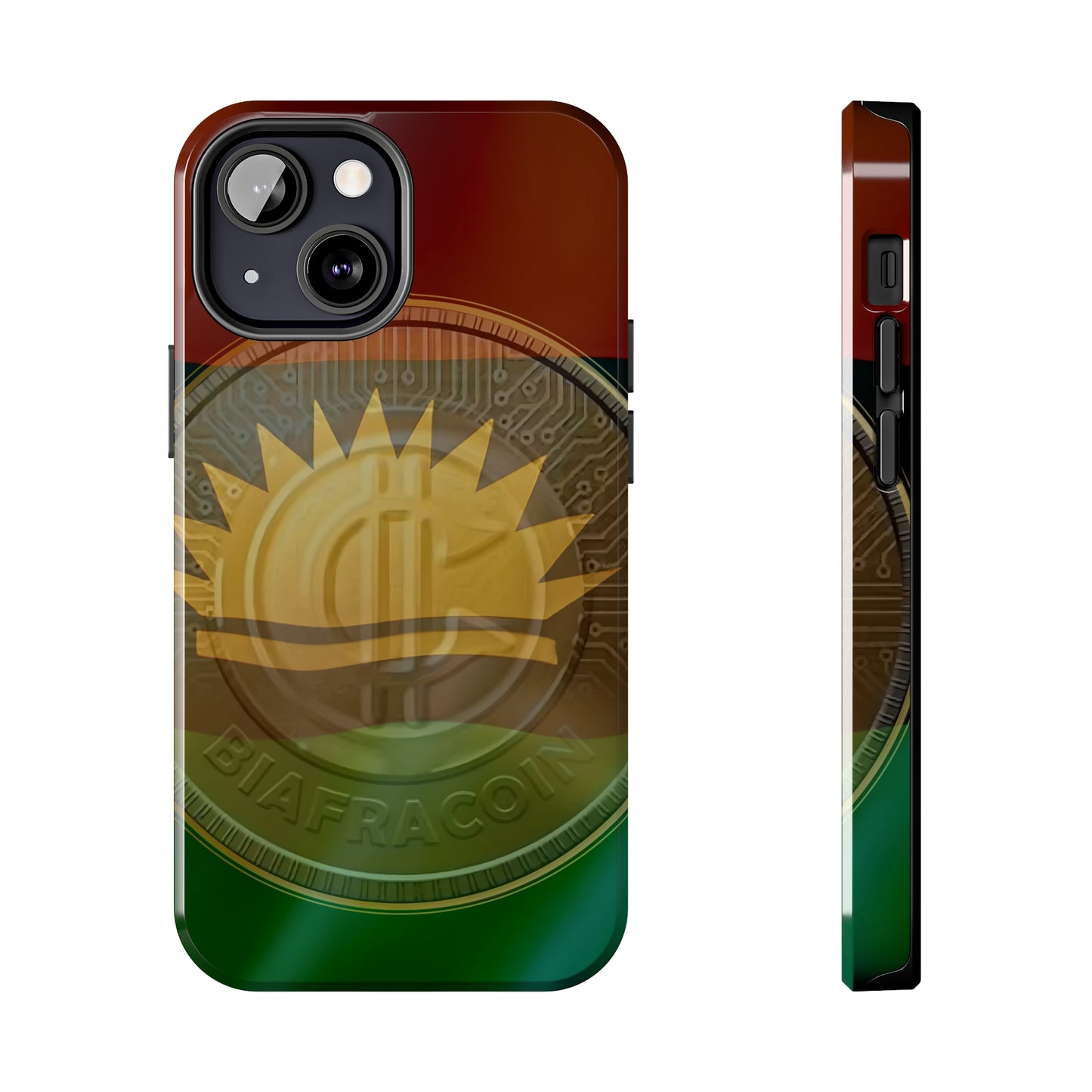 Biafra Coin - Tough iPhone Cases (iPhone 7, 8, X, 11, 12, 13, 14, 15)