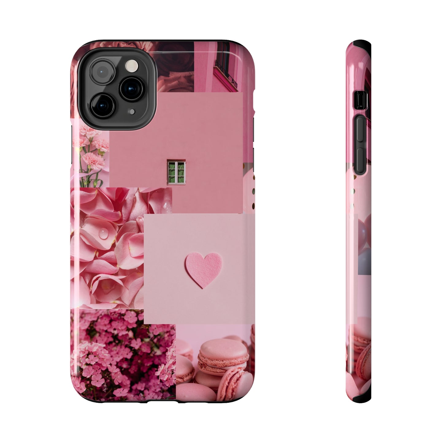 Pink Flowers - Tough iPhone Cases (iPhone 7, 8, X, 11, 12, 13, 14, 15)