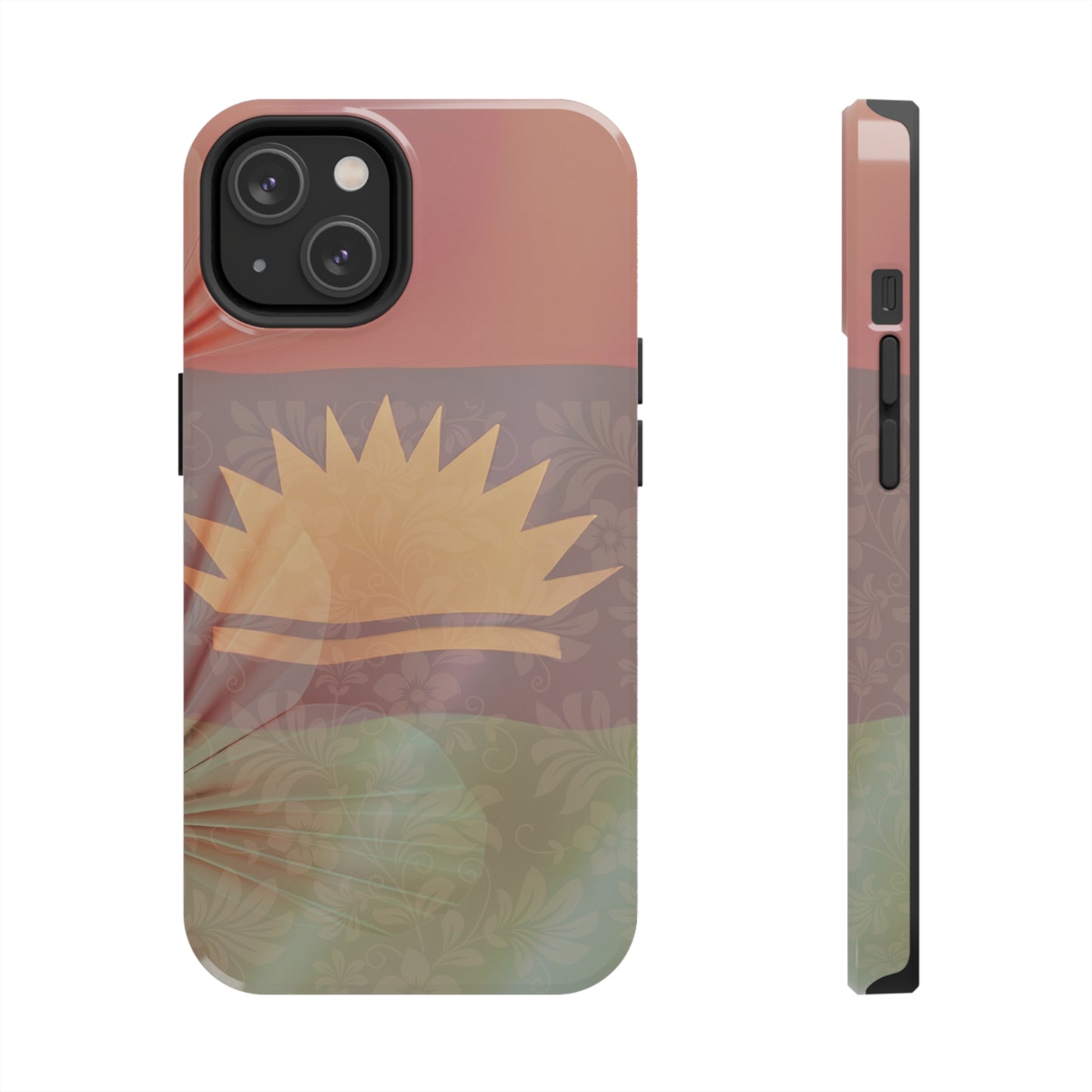 United States of Biafra Flag Flower Blend 5 - Tough iPhone Cases (iPhone 7, 8, X, 11, 12, 13, 14, 15)