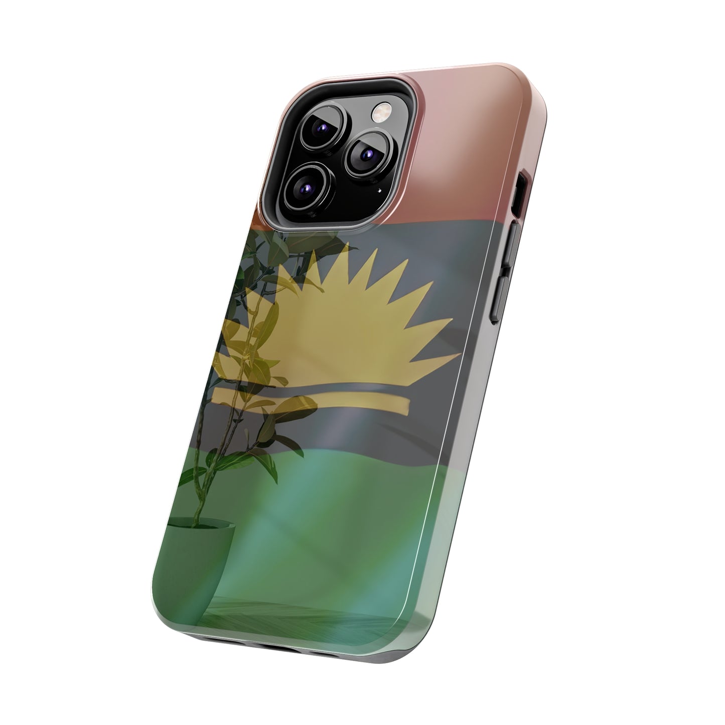 United States of Biafra Flag Plant Vase - Tough iPhone Cases (iPhone 7, 8, X, 11, 12, 13, 14, 15)