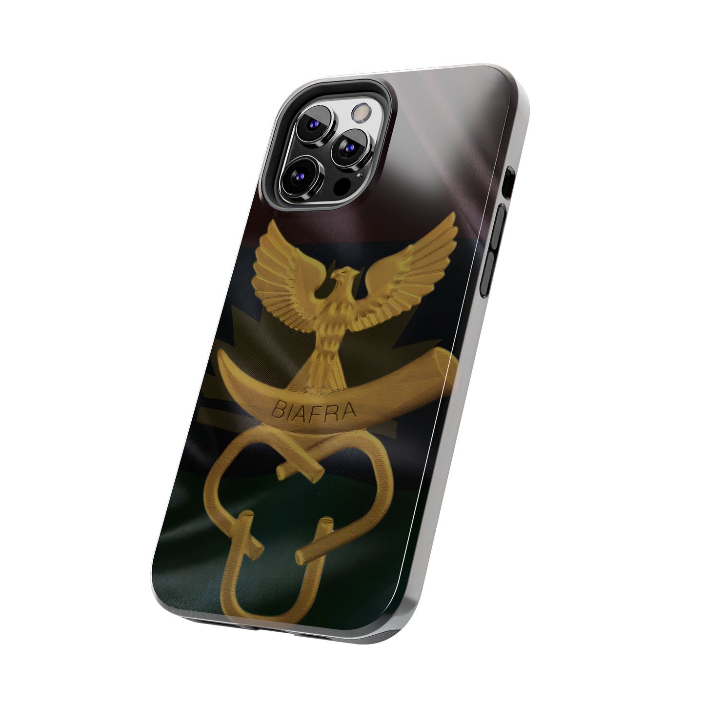 Biafra Liberation Army Logo Gold - Tough iPhone Cases (iPhone 7, 8, X, 11, 12, 13, 14, 15)